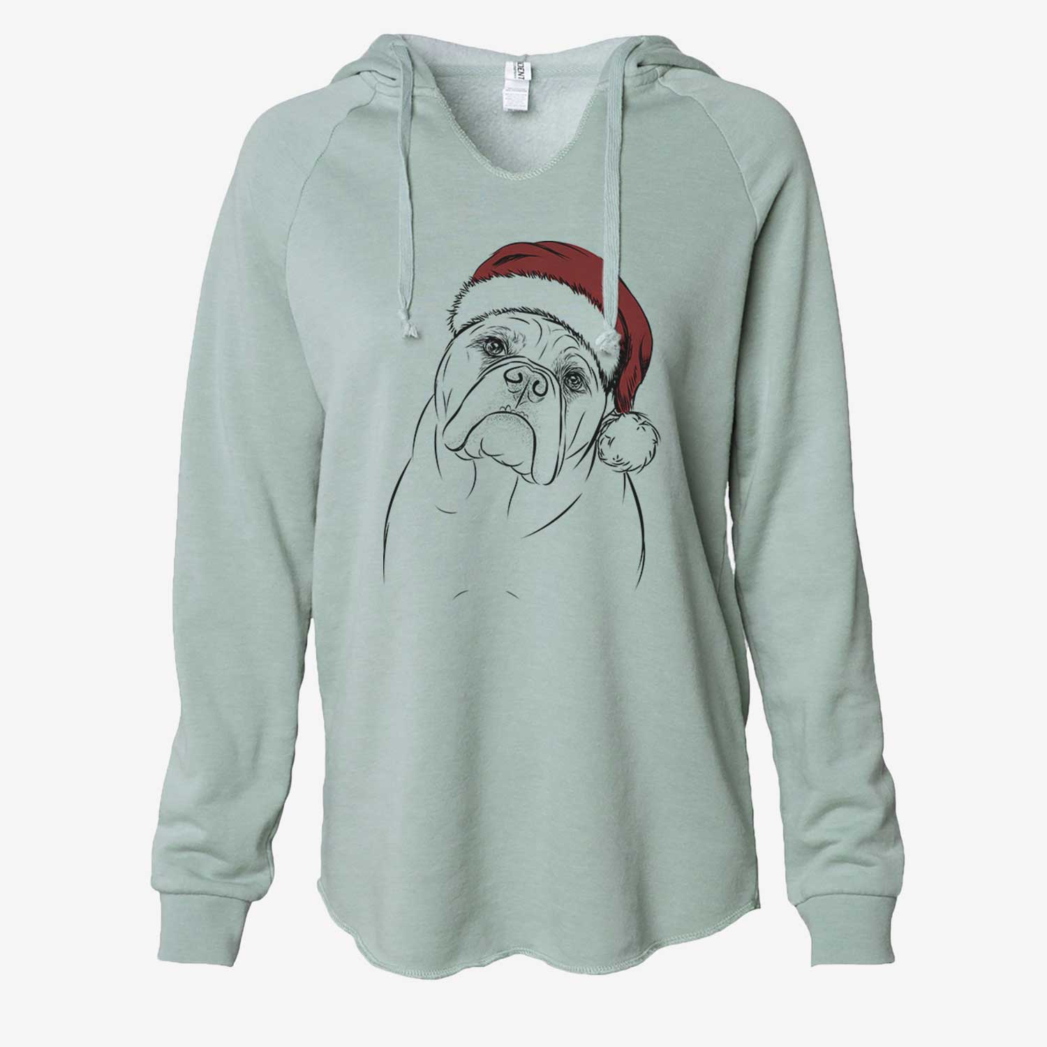 Sir Louis the English Bulldog - Cali Wave Hooded Sweatshirt