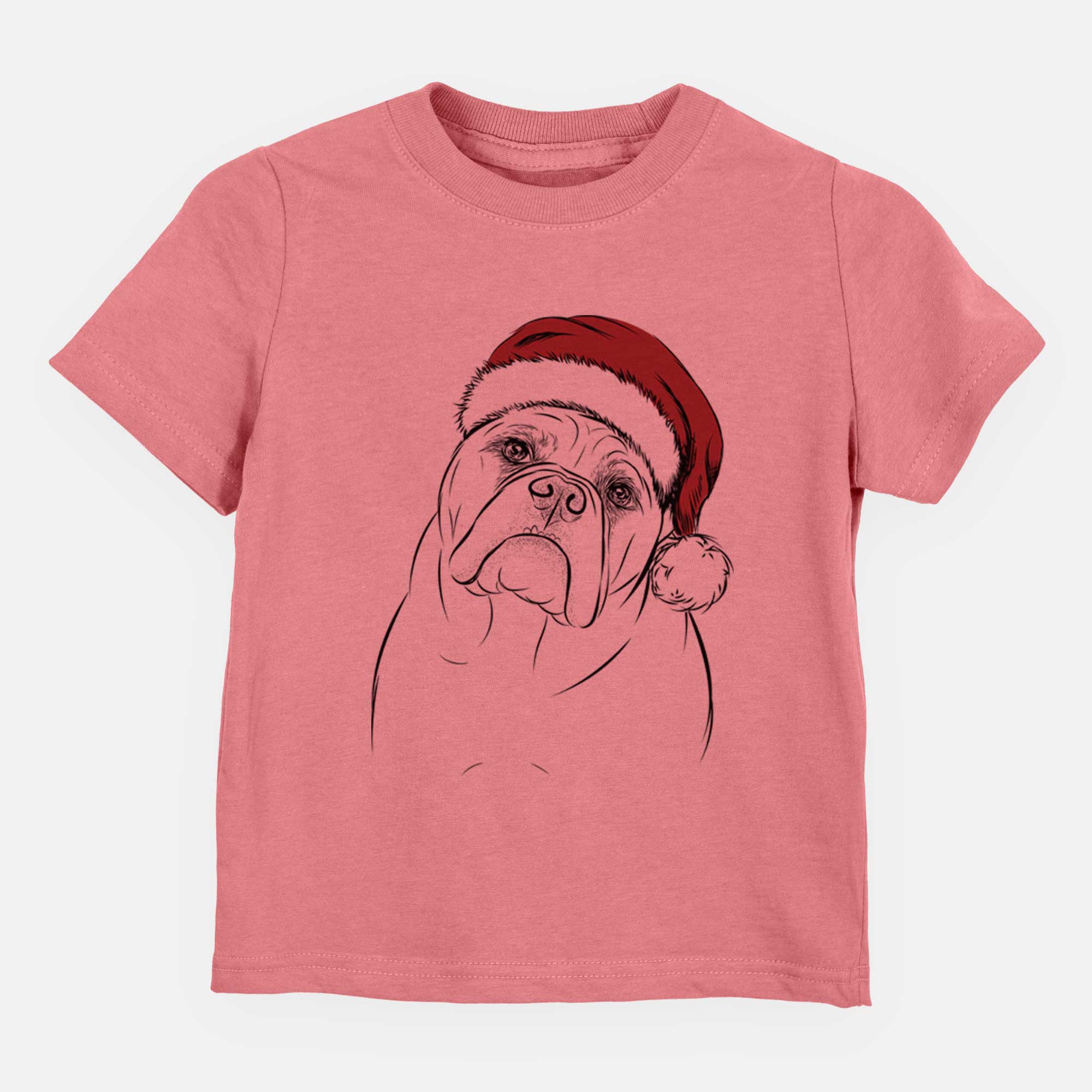 Santa Sir Louis the English Bulldog - Kids/Youth/Toddler Shirt