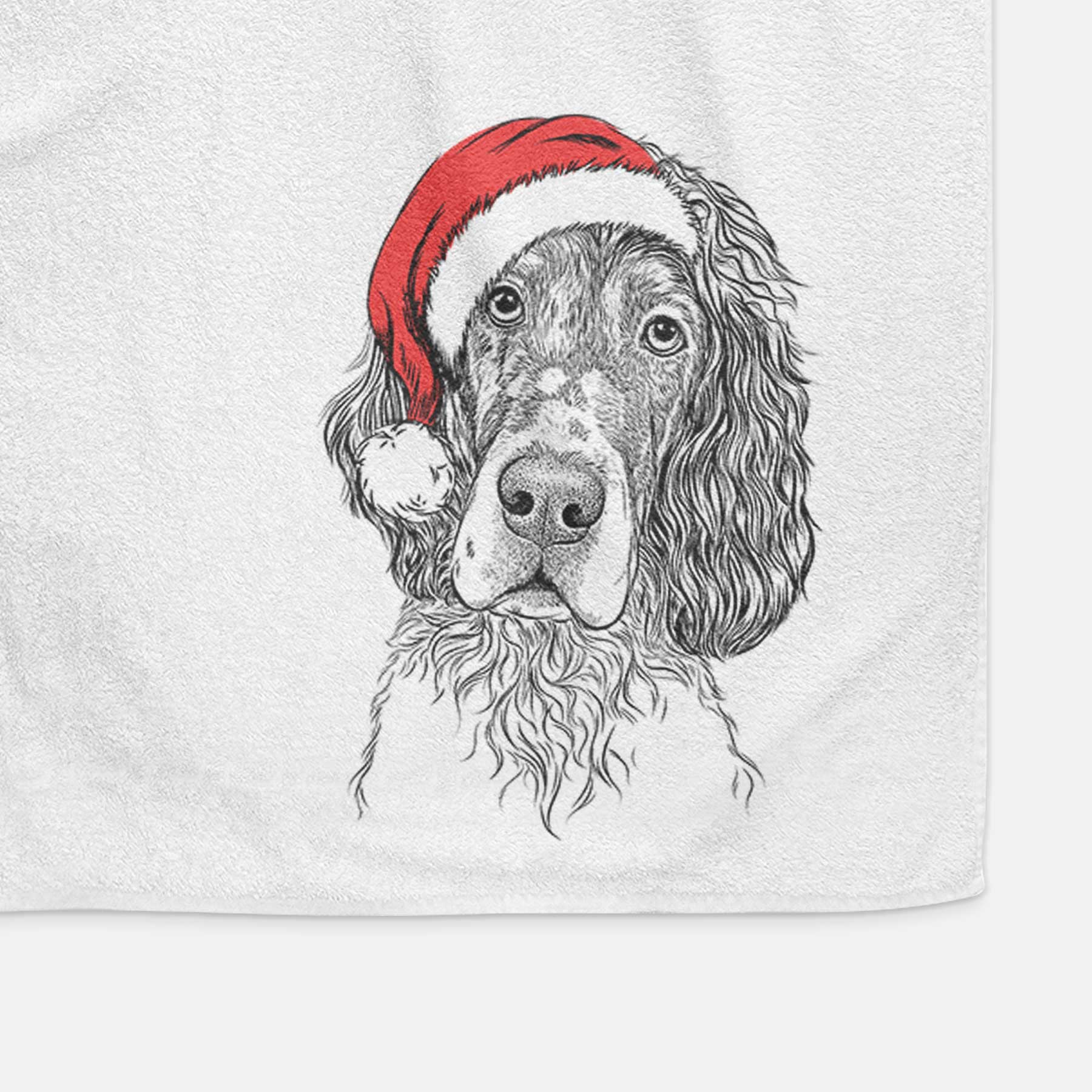 Sir Rexford the Blue Belton English Setter Decorative Hand Towel