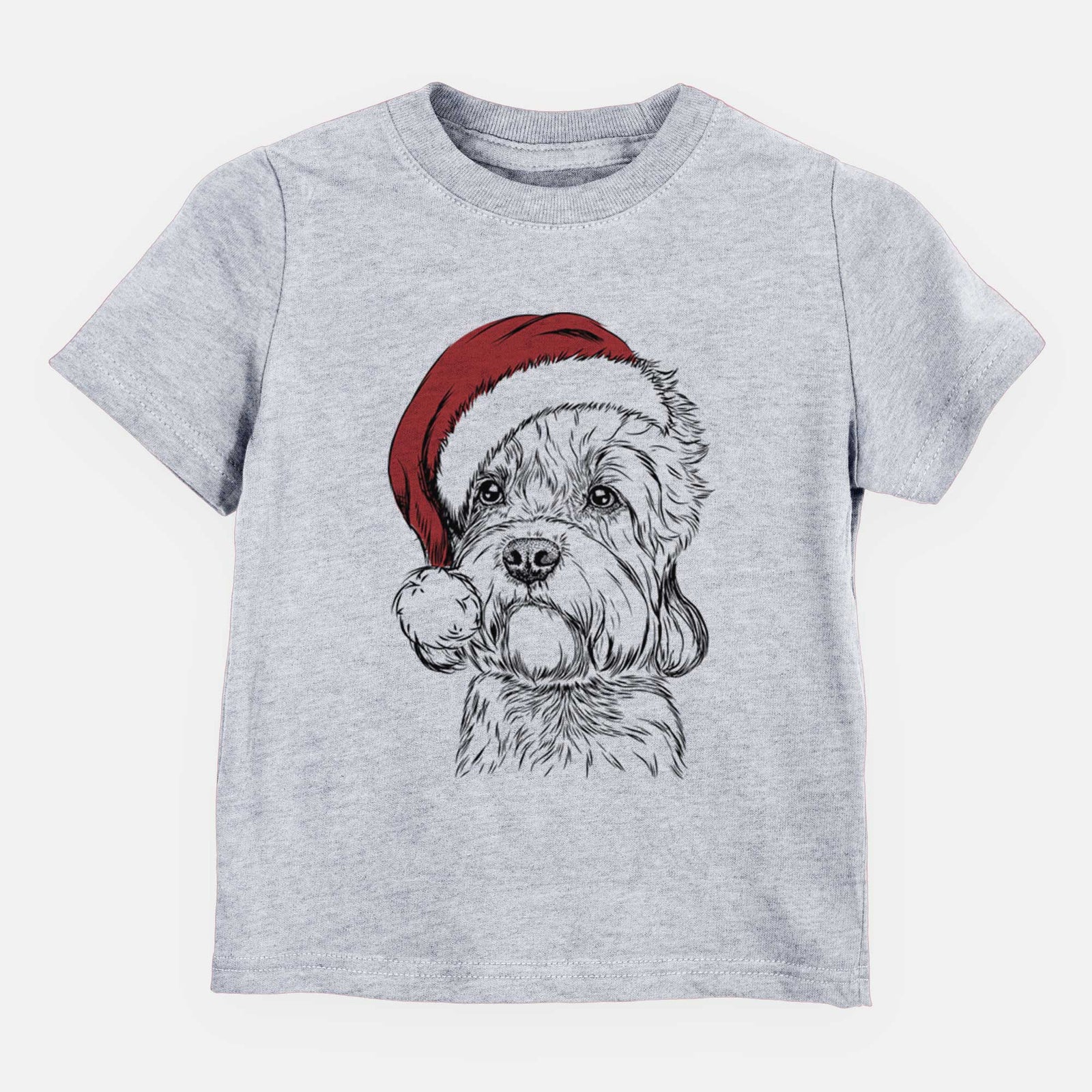 Santa Sir Walter the Dandie Dinmont Terrier - Kids/Youth/Toddler Shirt
