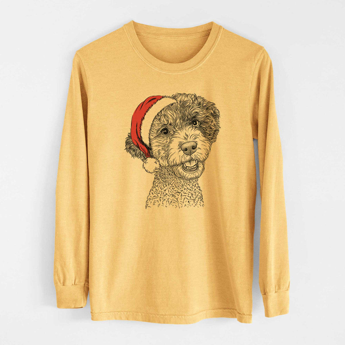 Santa Skipper the Twoodle - Heavyweight 100% Cotton Long Sleeve