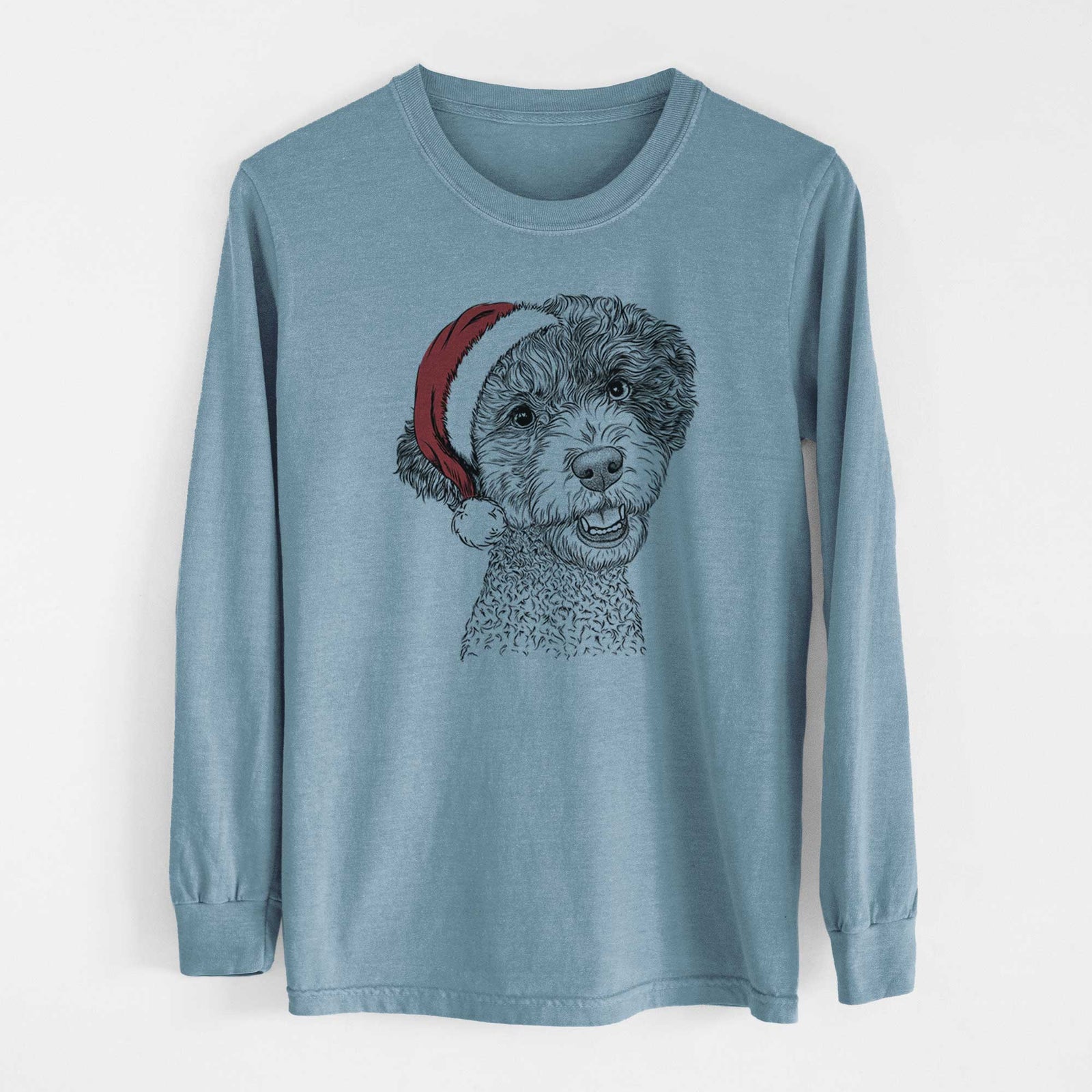 Santa Skipper the Twoodle - Heavyweight 100% Cotton Long Sleeve