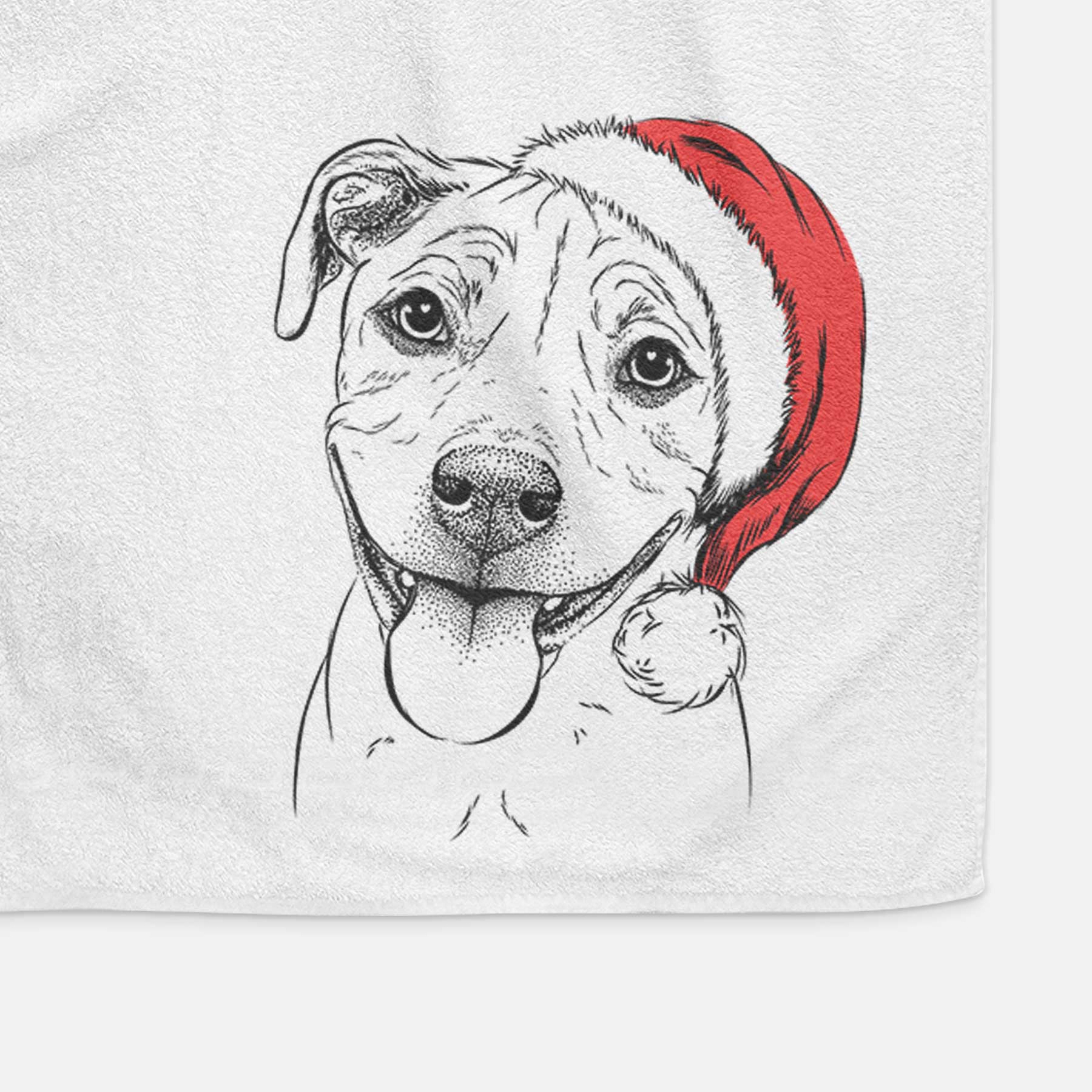 Skye the Pitweiler Decorative Hand Towel