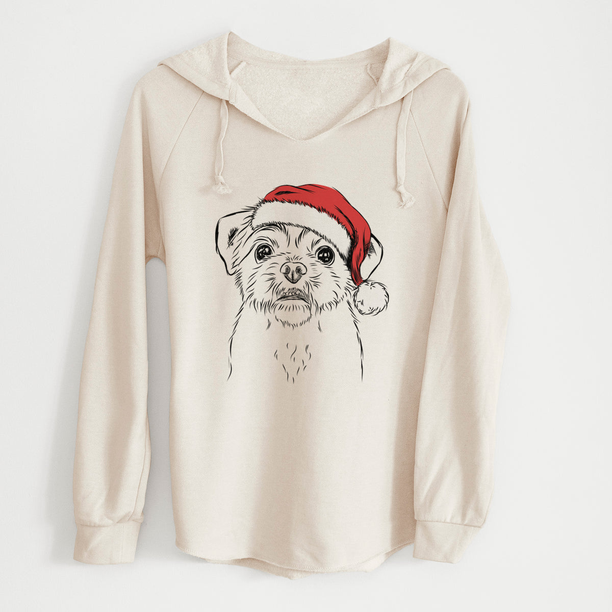 Santa Smash the Shih Tzu - Cali Wave Hooded Sweatshirt