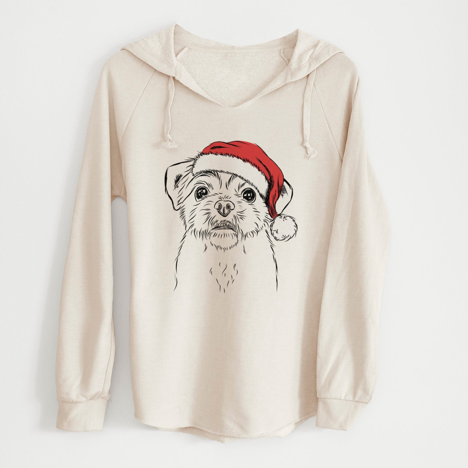 Santa Smash the Shih Tzu - Cali Wave Hooded Sweatshirt