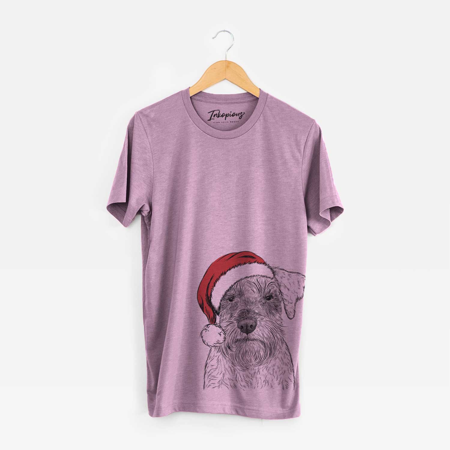 Santa Smokey the Miniature Schnauzer - Unisex Crewneck