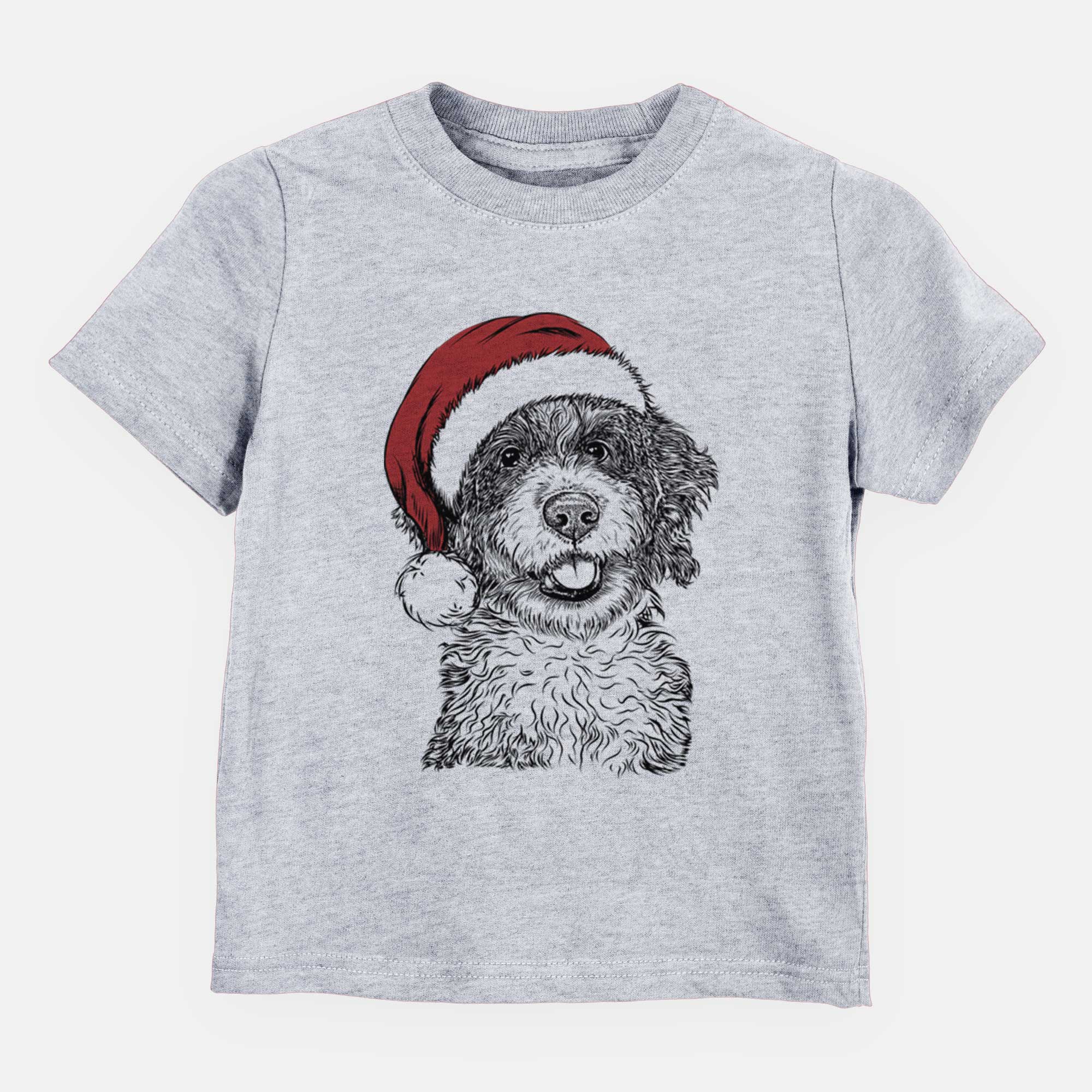 Santa Smoky the Bernedoodle Puppy - Kids/Youth/Toddler Shirt