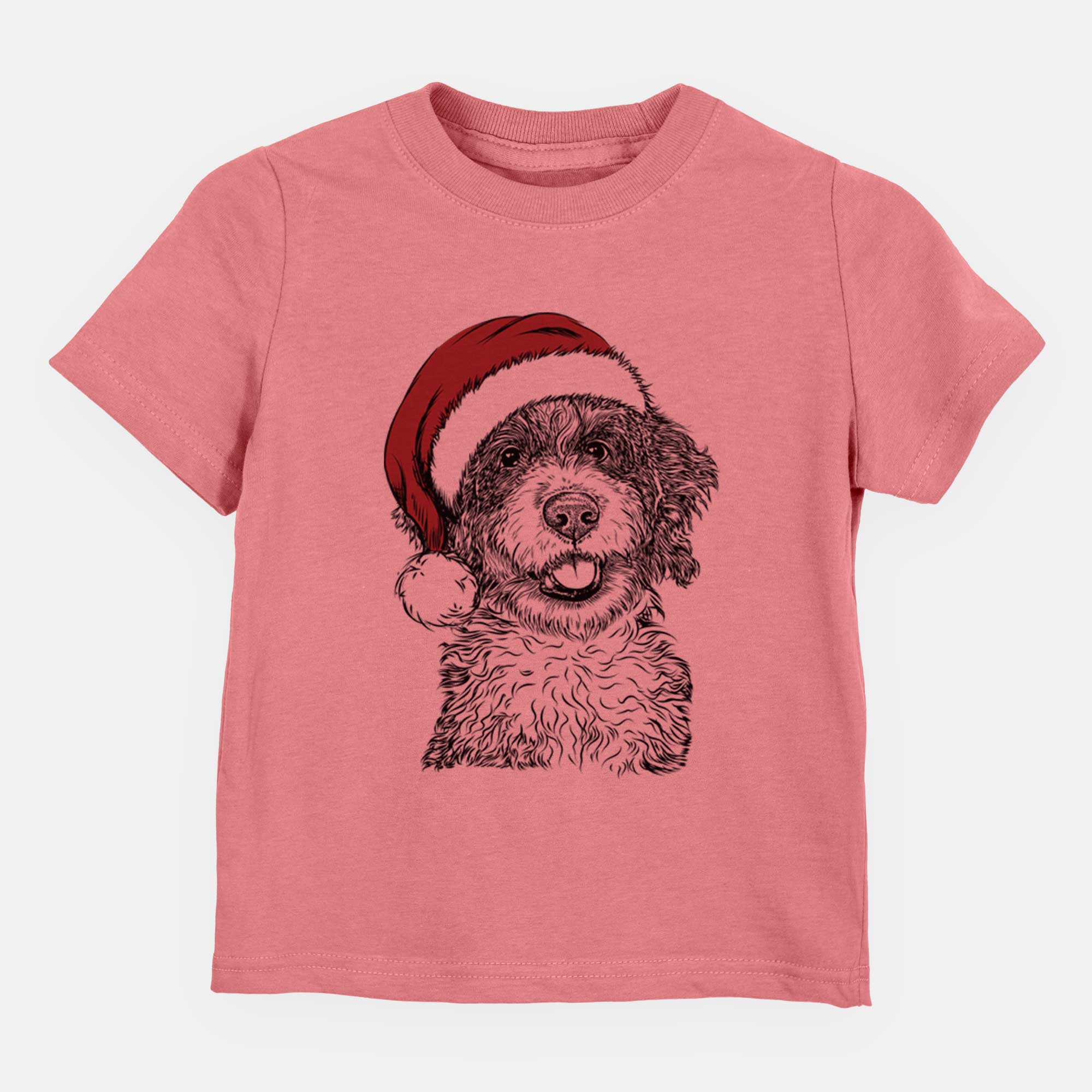 Santa Smoky the Bernedoodle Puppy - Kids/Youth/Toddler Shirt