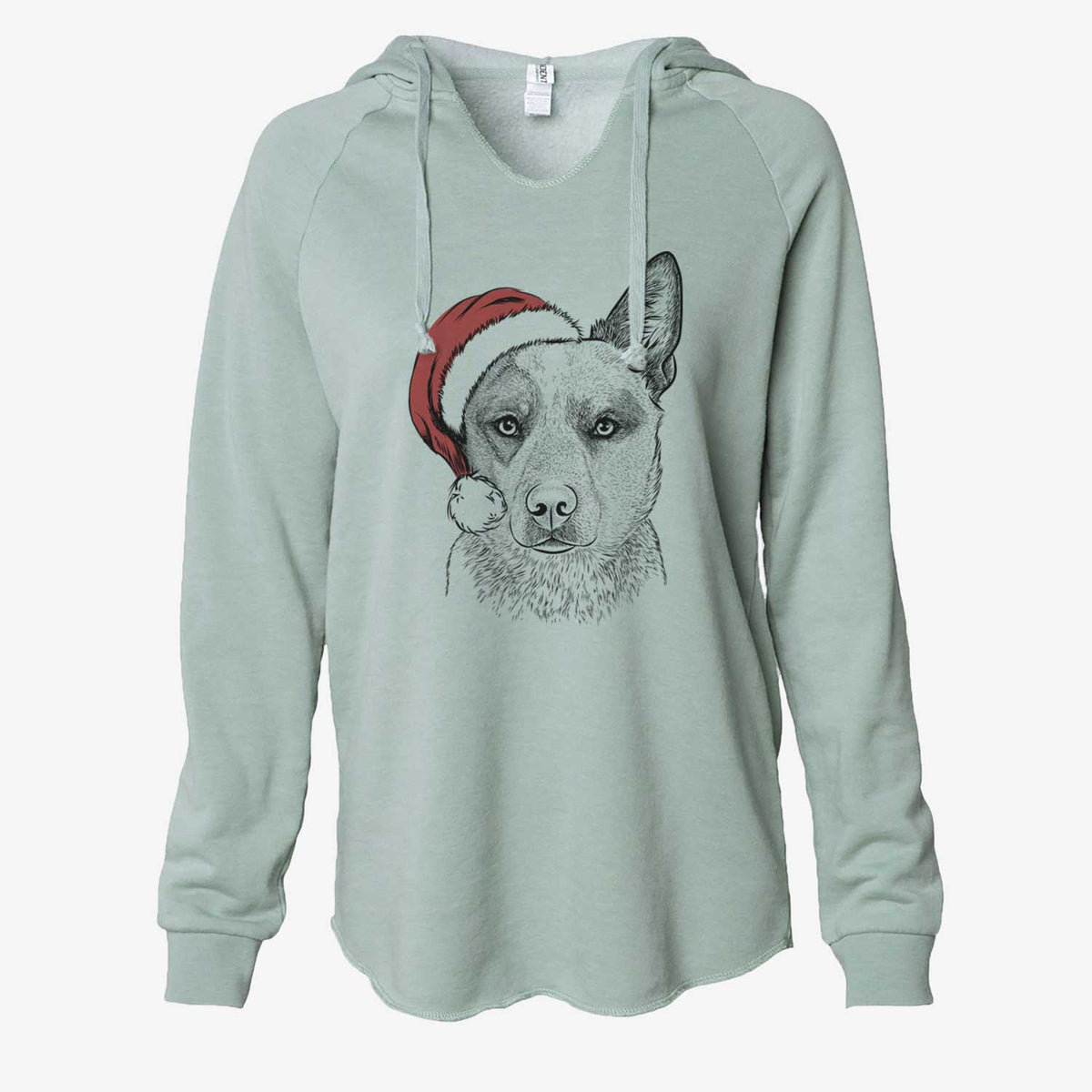 Snap the Australian Cattle Dog - Cali Wave Hooded Sweatshirt