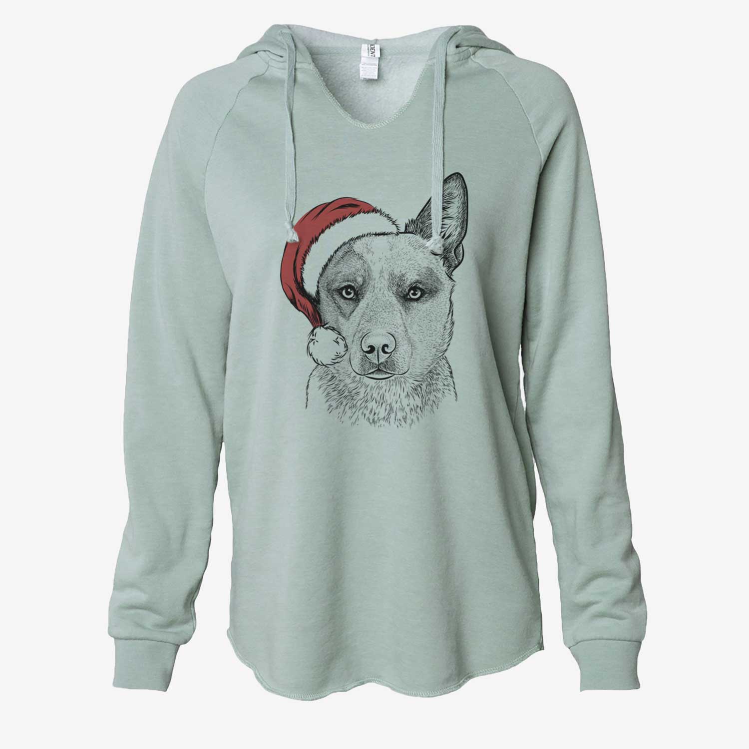 Snap the Australian Cattle Dog - Cali Wave Hooded Sweatshirt