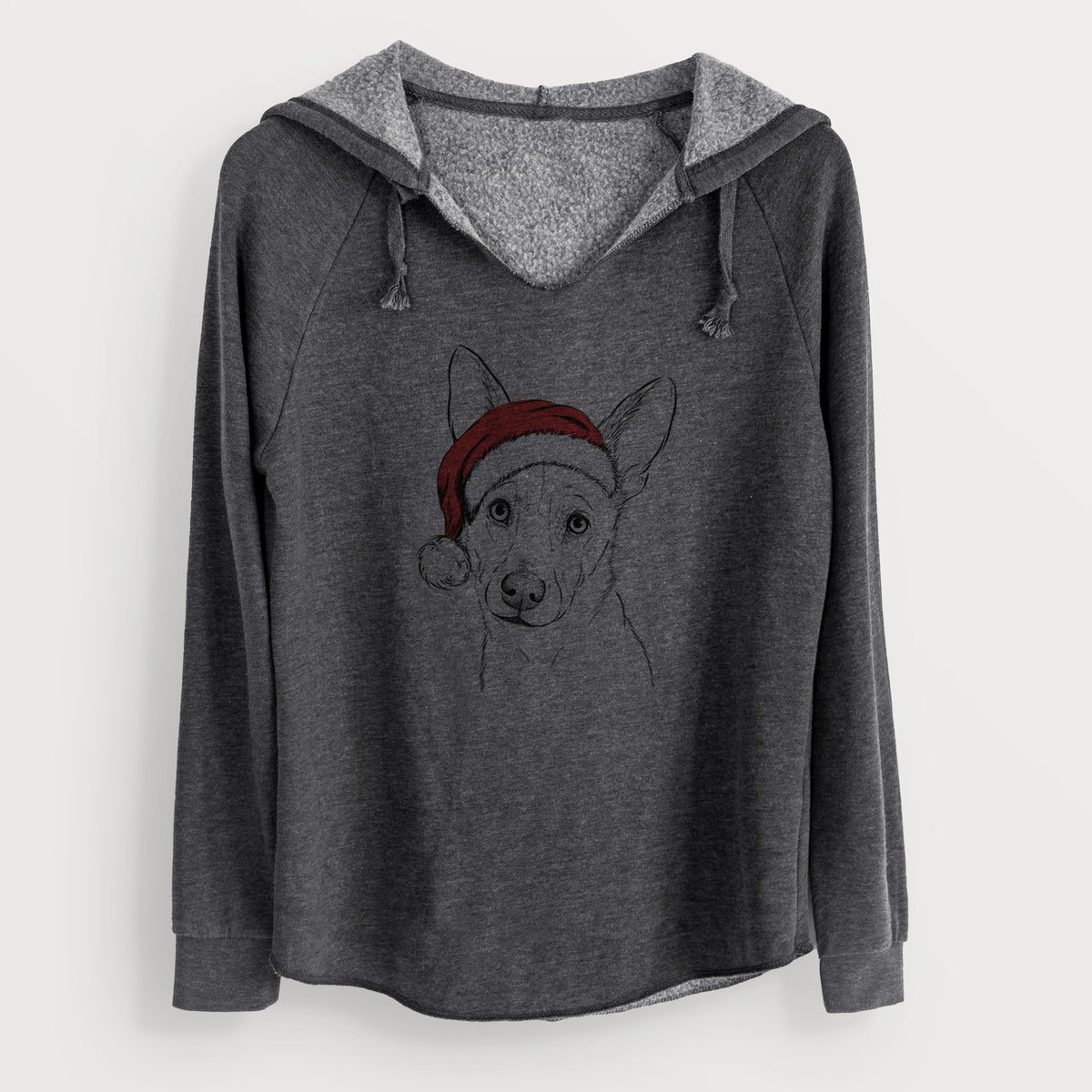 Santa Sooner the Huskimo - Cali Wave Hooded Sweatshirt