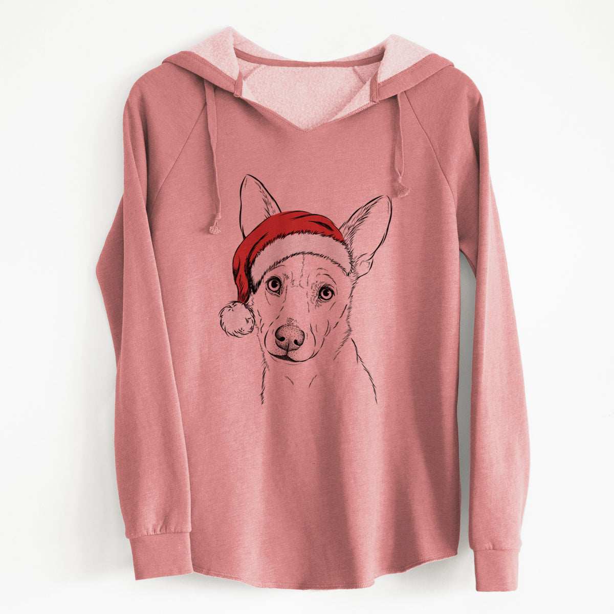 Santa Sooner the Huskimo - Cali Wave Hooded Sweatshirt