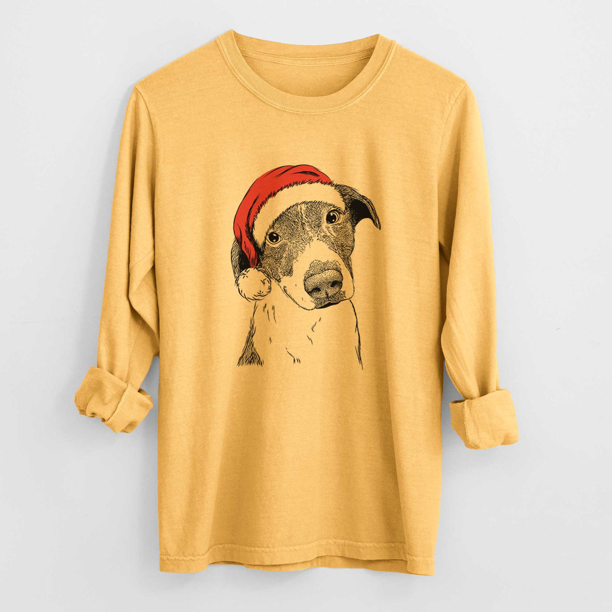 Santa Sophia the Mixed Breed - Heavyweight 100% Cotton Long Sleeve