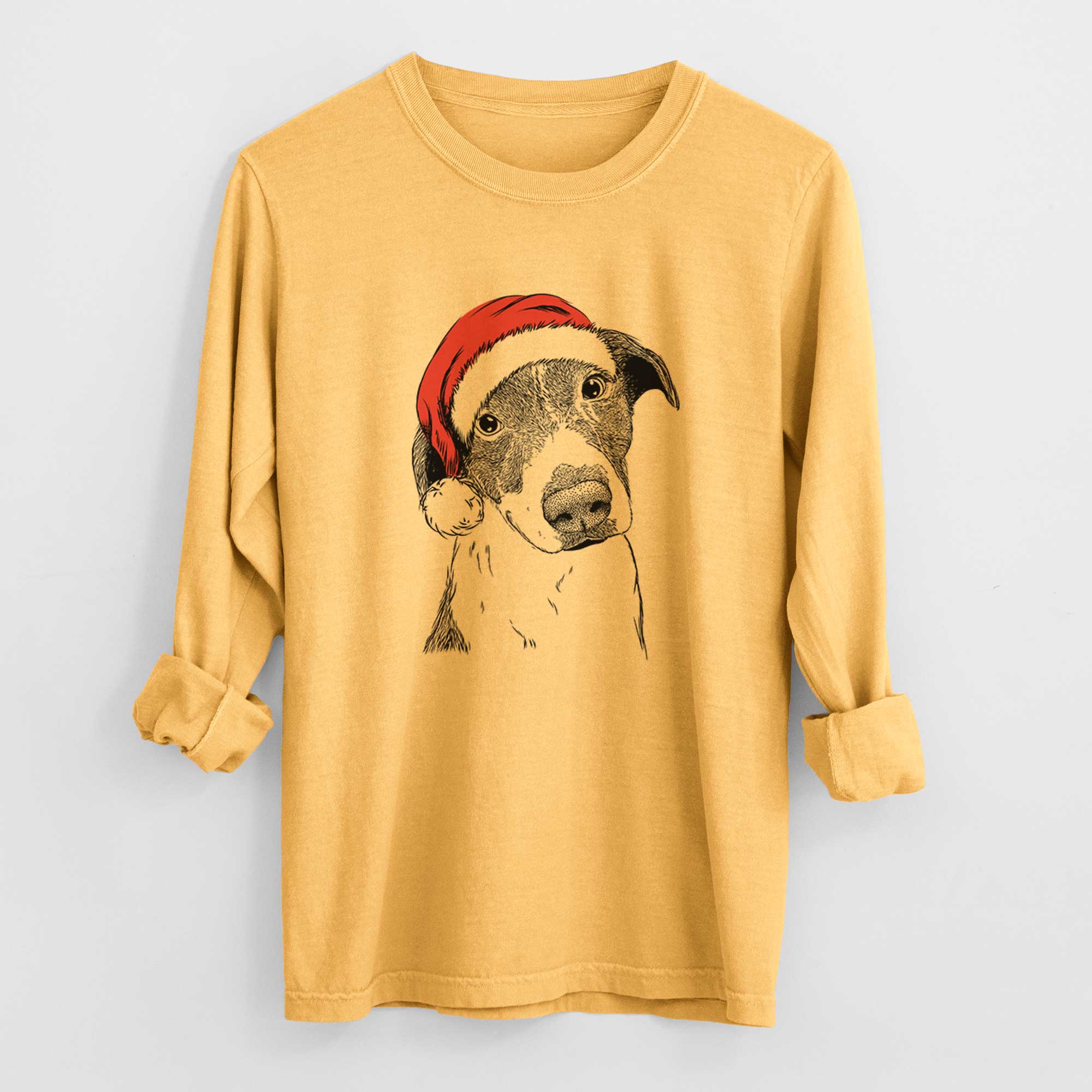 Santa Sophia the Mixed Breed - Heavyweight 100% Cotton Long Sleeve