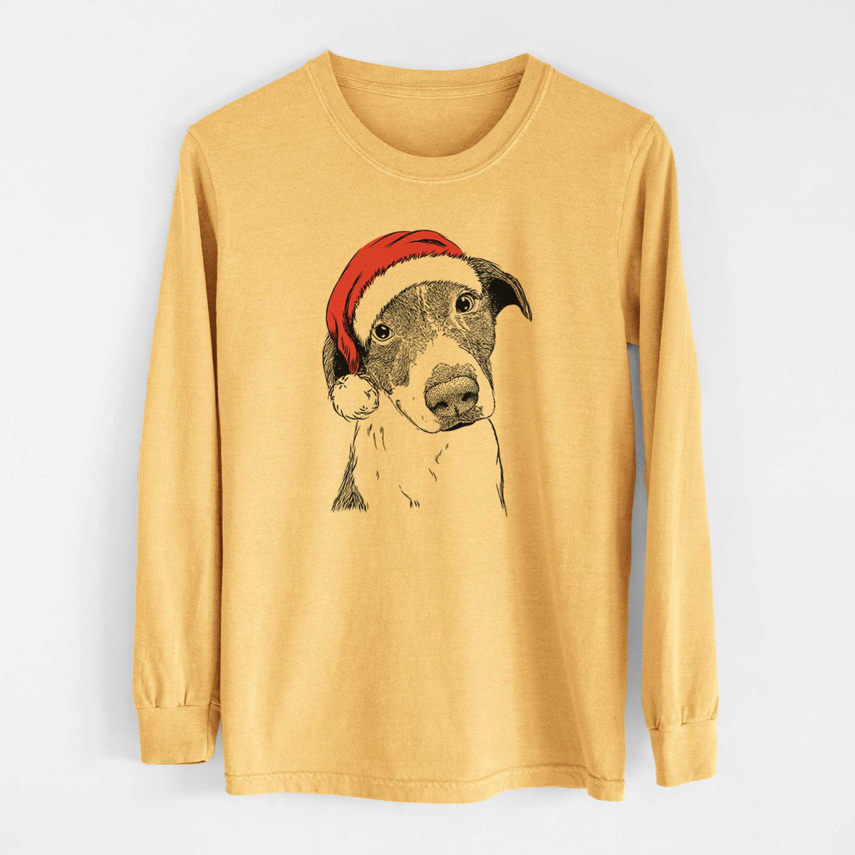 Santa Sophia the Mixed Breed - Heavyweight 100% Cotton Long Sleeve