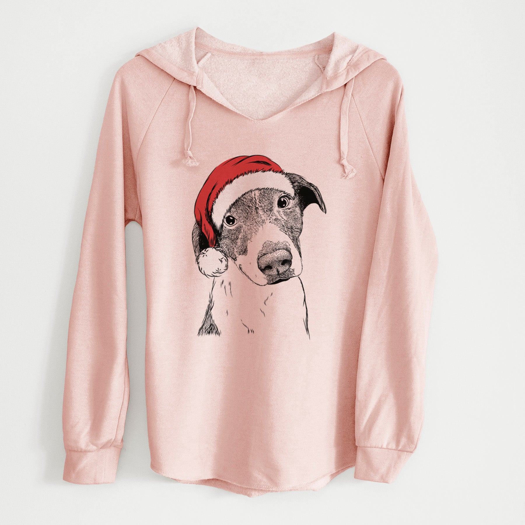 Santa Sophia the Mixed Breed - Cali Wave Hooded Sweatshirt