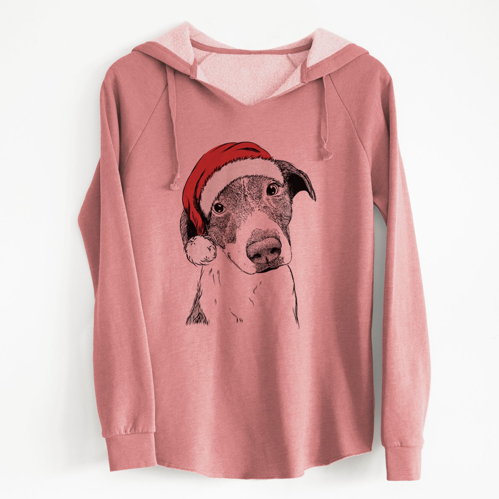 Santa Sophia the Mixed Breed - Cali Wave Hooded Sweatshirt