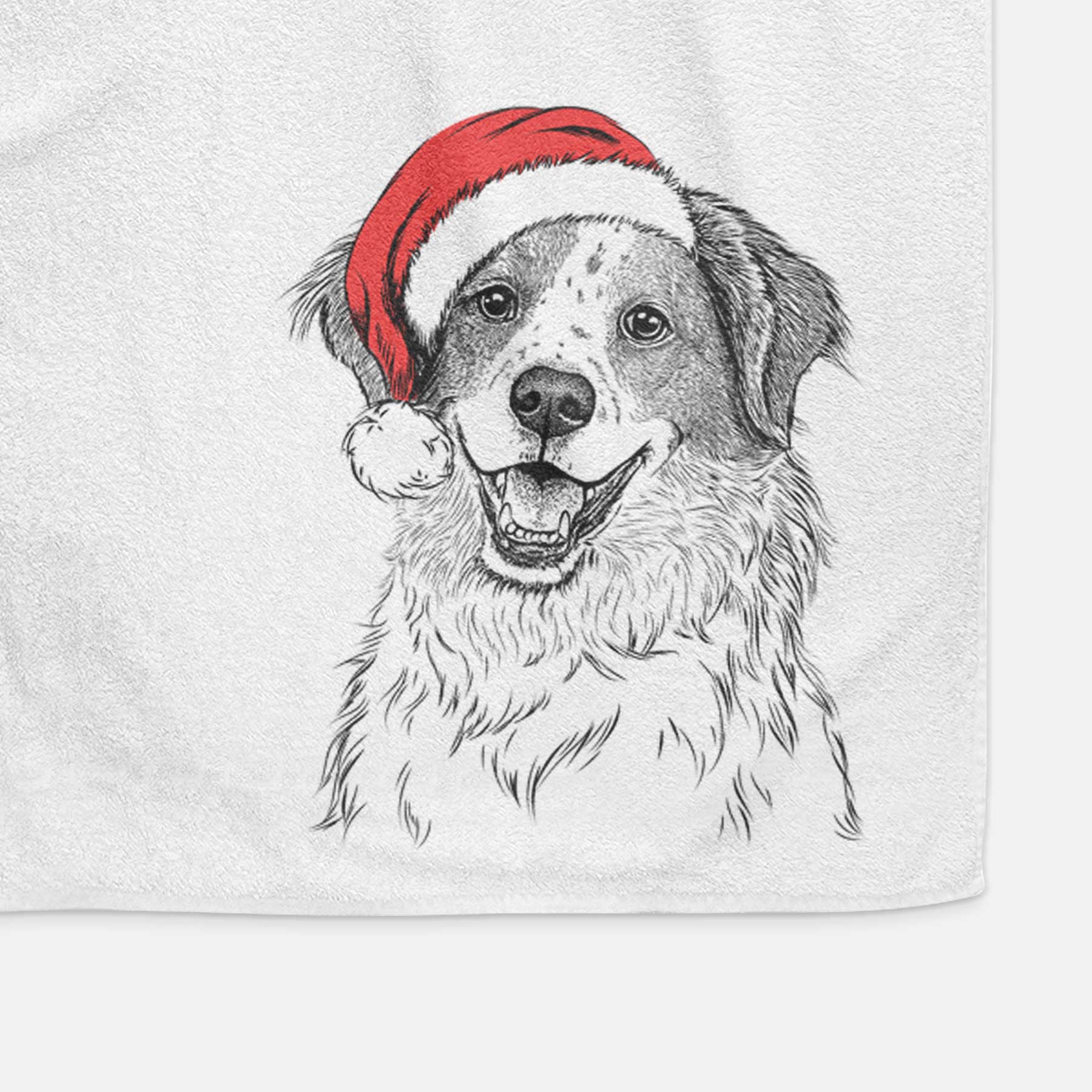 Sophie the Brittany Beagle Mix Decorative Hand Towel