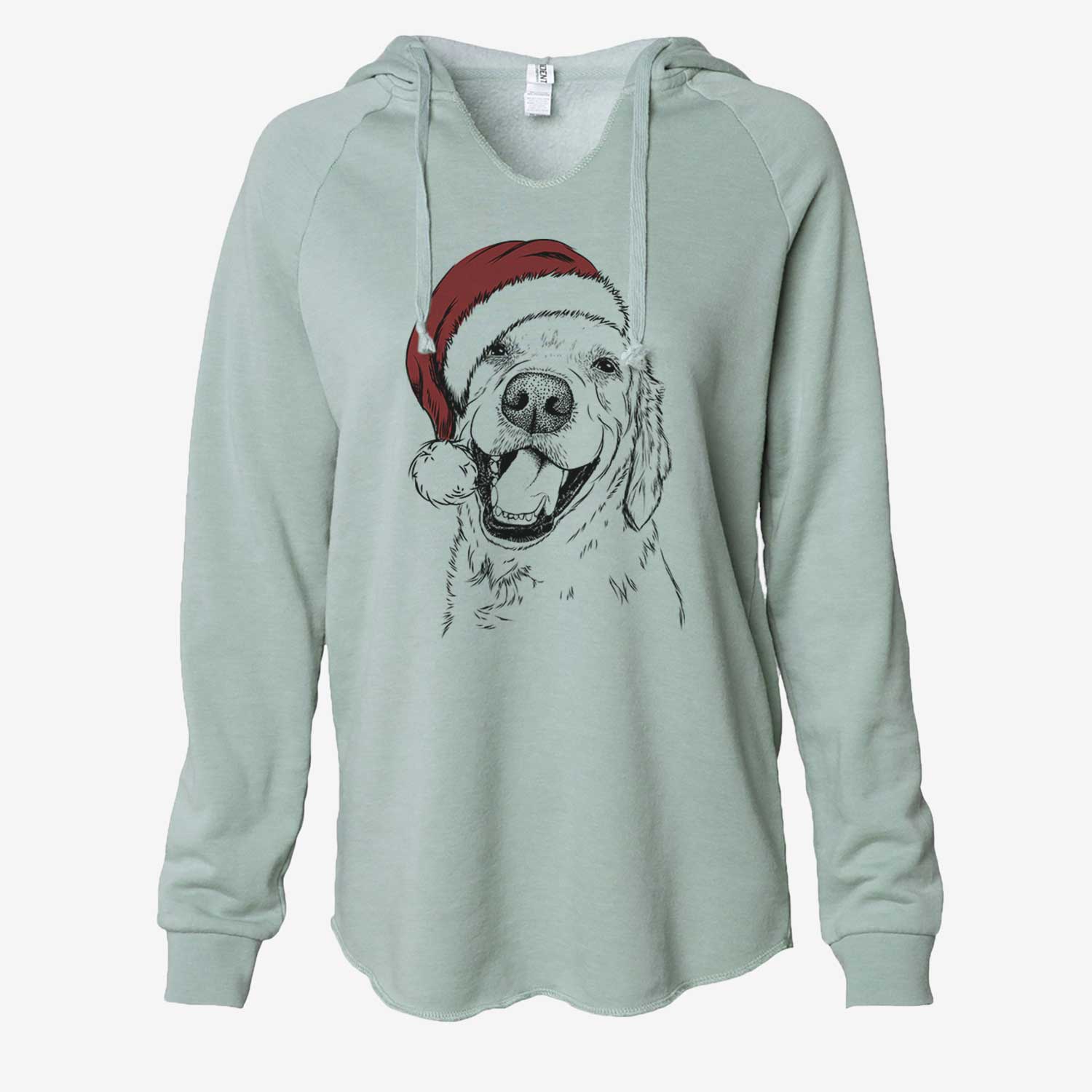 Spanky the Golden Retriever - Cali Wave Hooded Sweatshirt