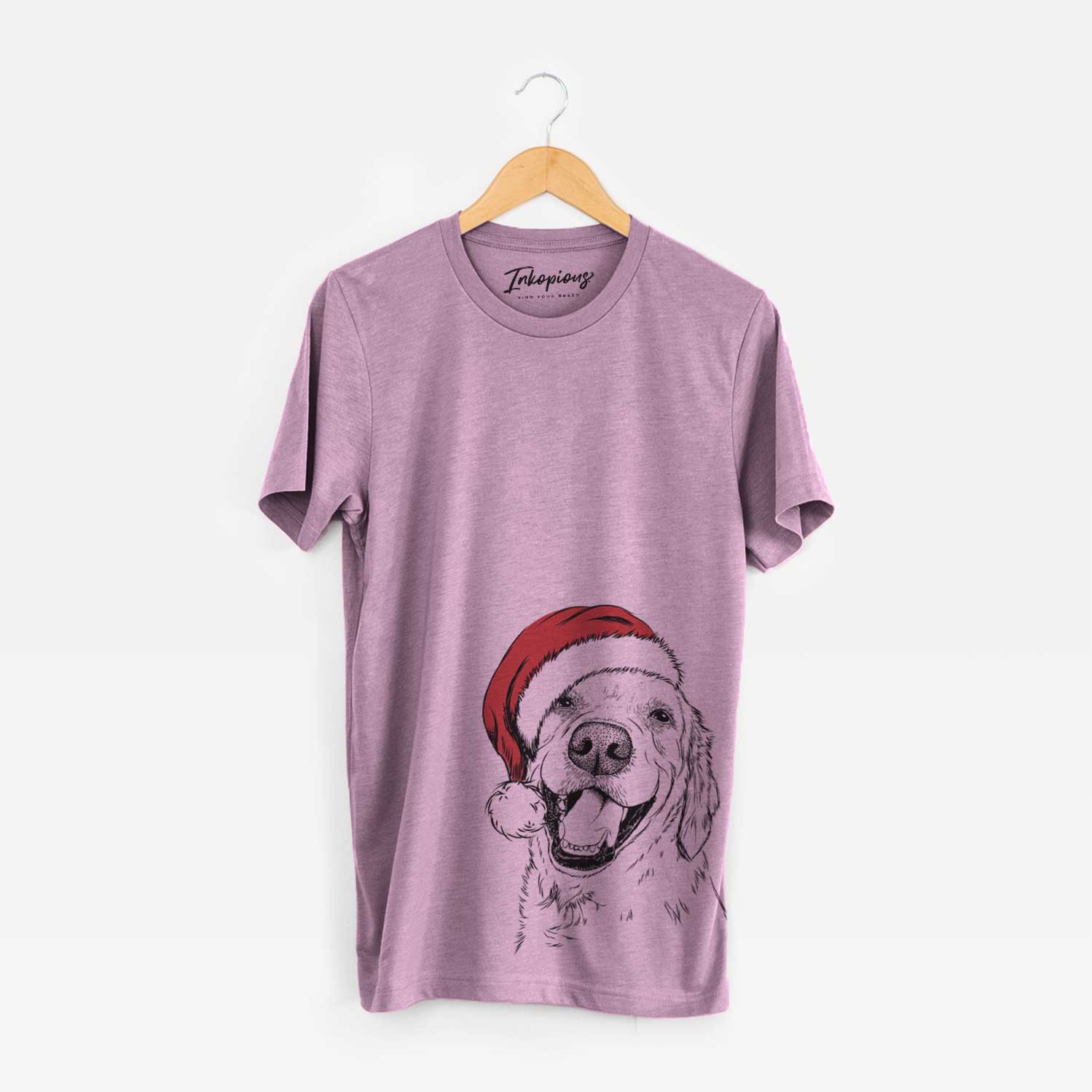 Santa Spanky the Golden Retriever - Unisex Crewneck