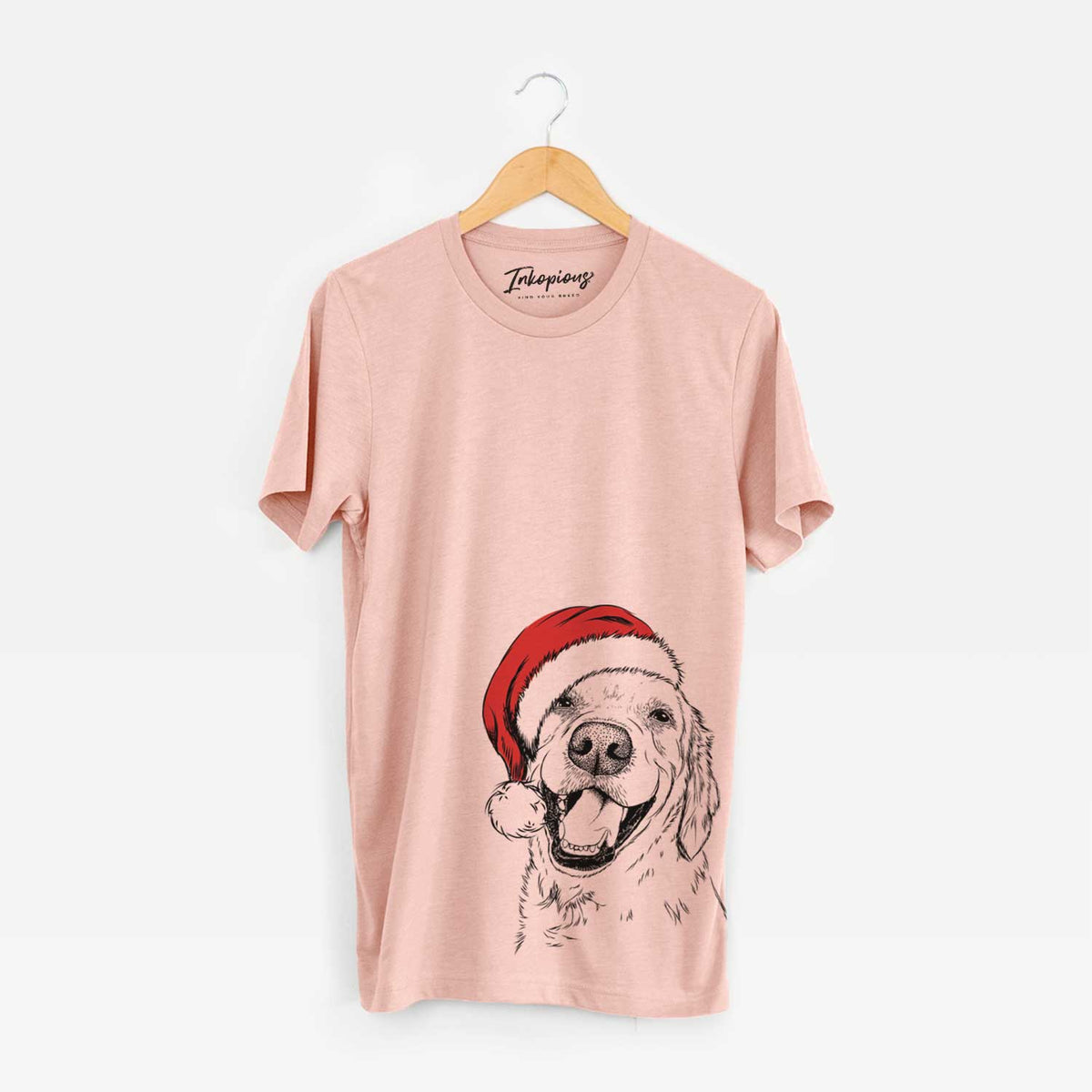Santa Spanky the Golden Retriever - Unisex Crewneck