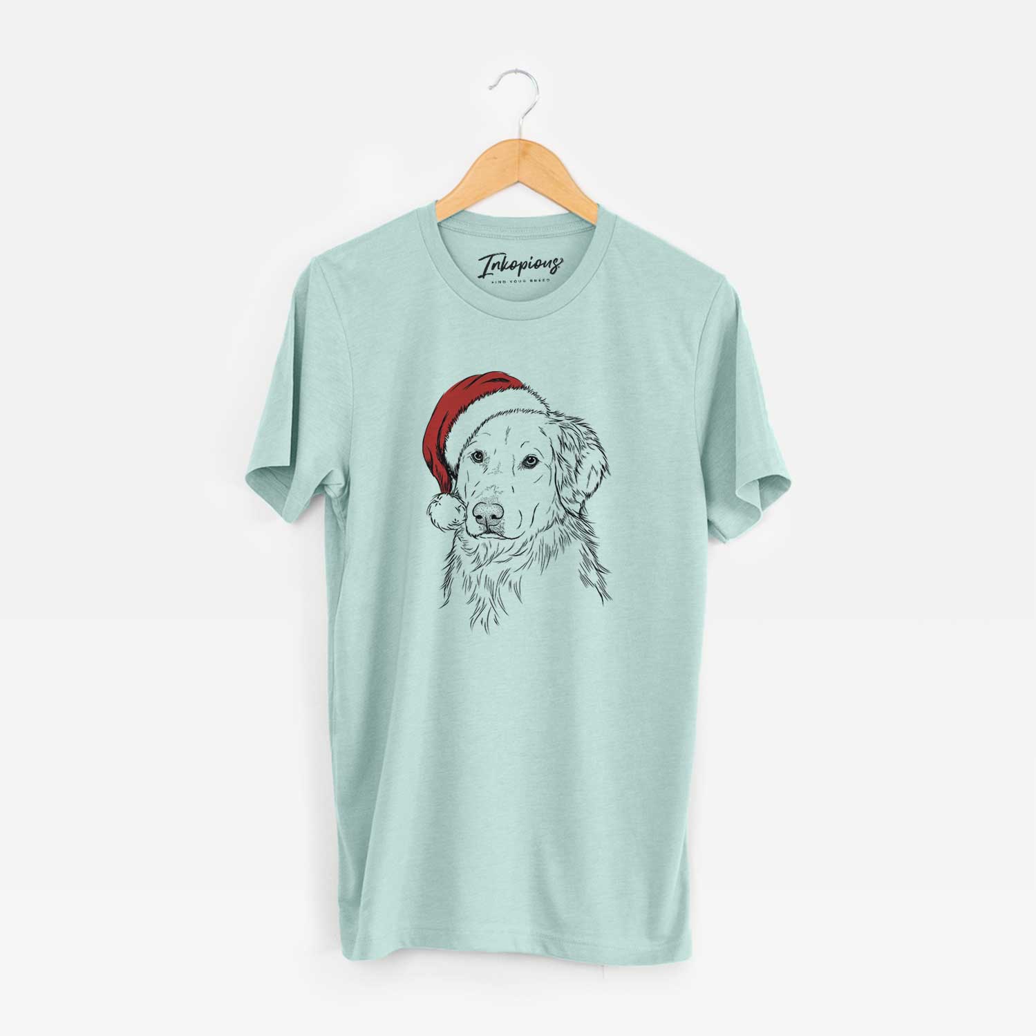 Santa Spencer the Golden Retriever - Unisex Crewneck