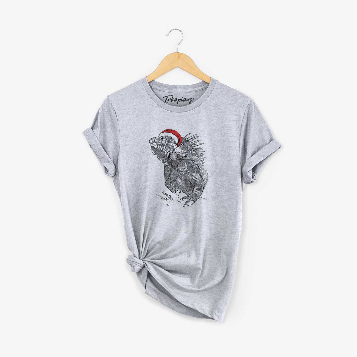 Santa Spike the Iguana - Unisex Crewneck