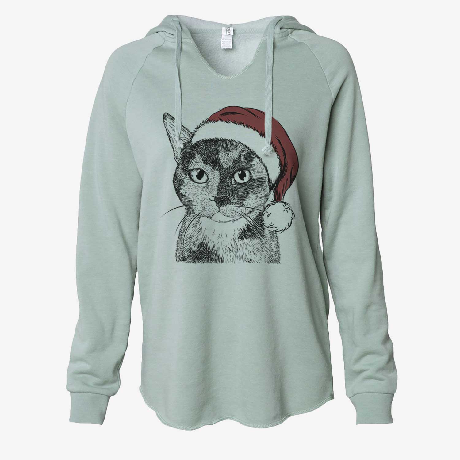 Spooky Kitty the Tortoiseshell Cat - Cali Wave Hooded Sweatshirt