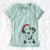 Santa Spot the Dalmatian - Women's V-neck Shirt