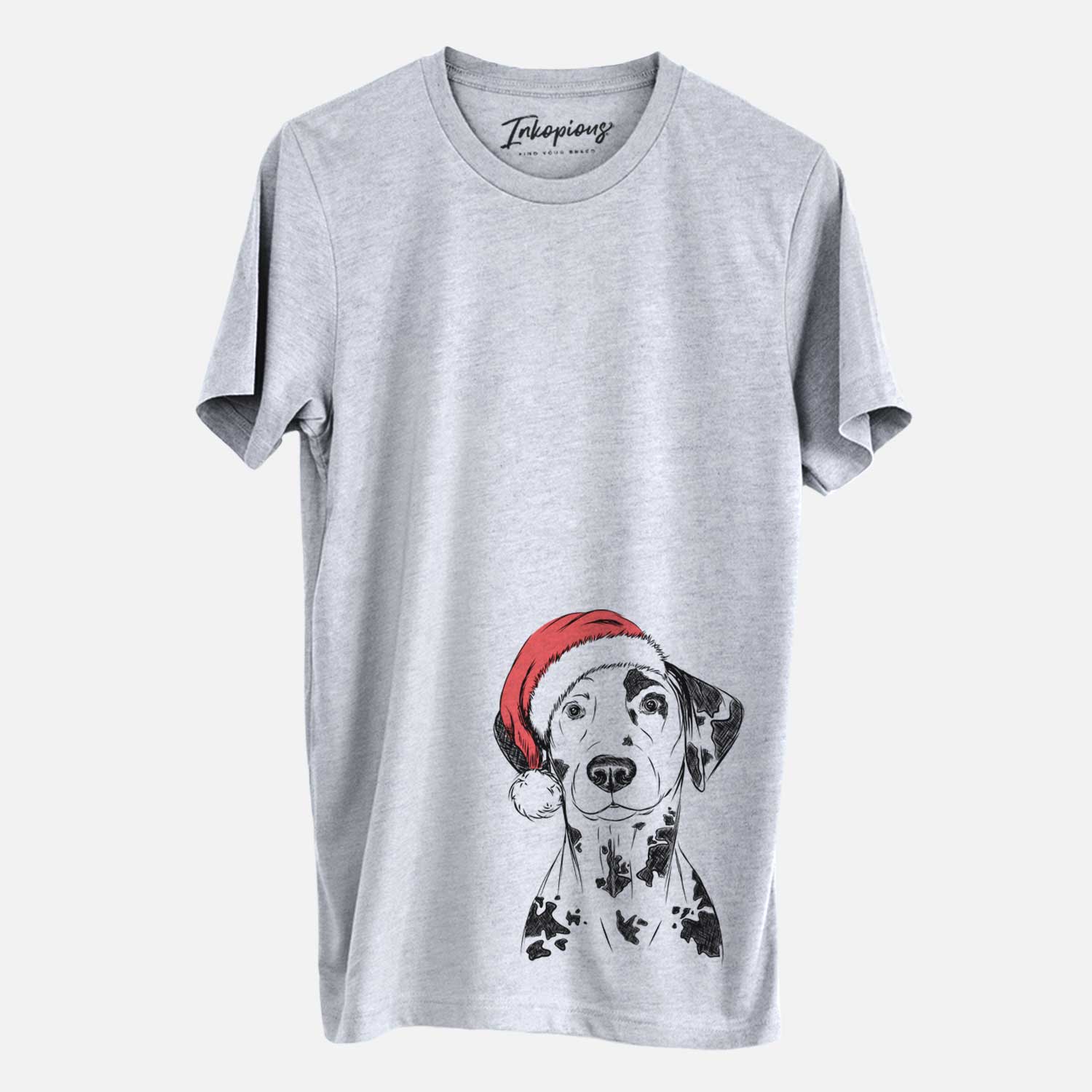 Santa Spot the Dalmatian - Unisex Crewneck