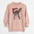 Santa Sprout the Chihuahua Mix - Unisex Pigment Dyed Crew Sweatshirt