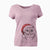 Santa Squish the Exotic Shorthair Cat - Women's V-neck Shirt