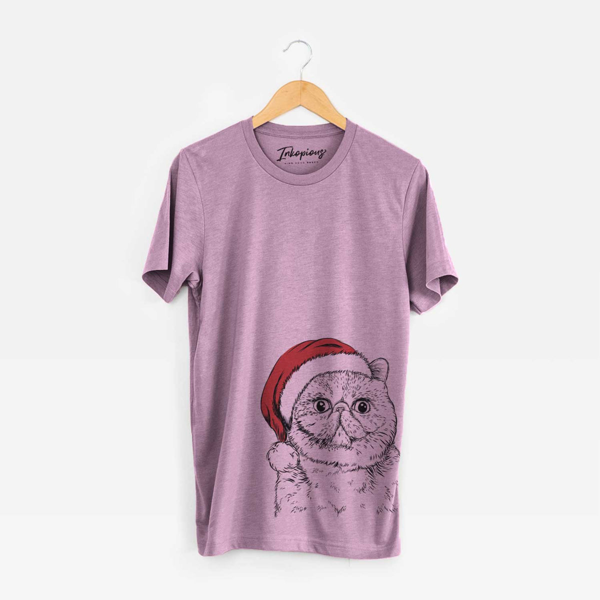 Santa Squish the Exotic Shorthair Cat - Unisex Crewneck