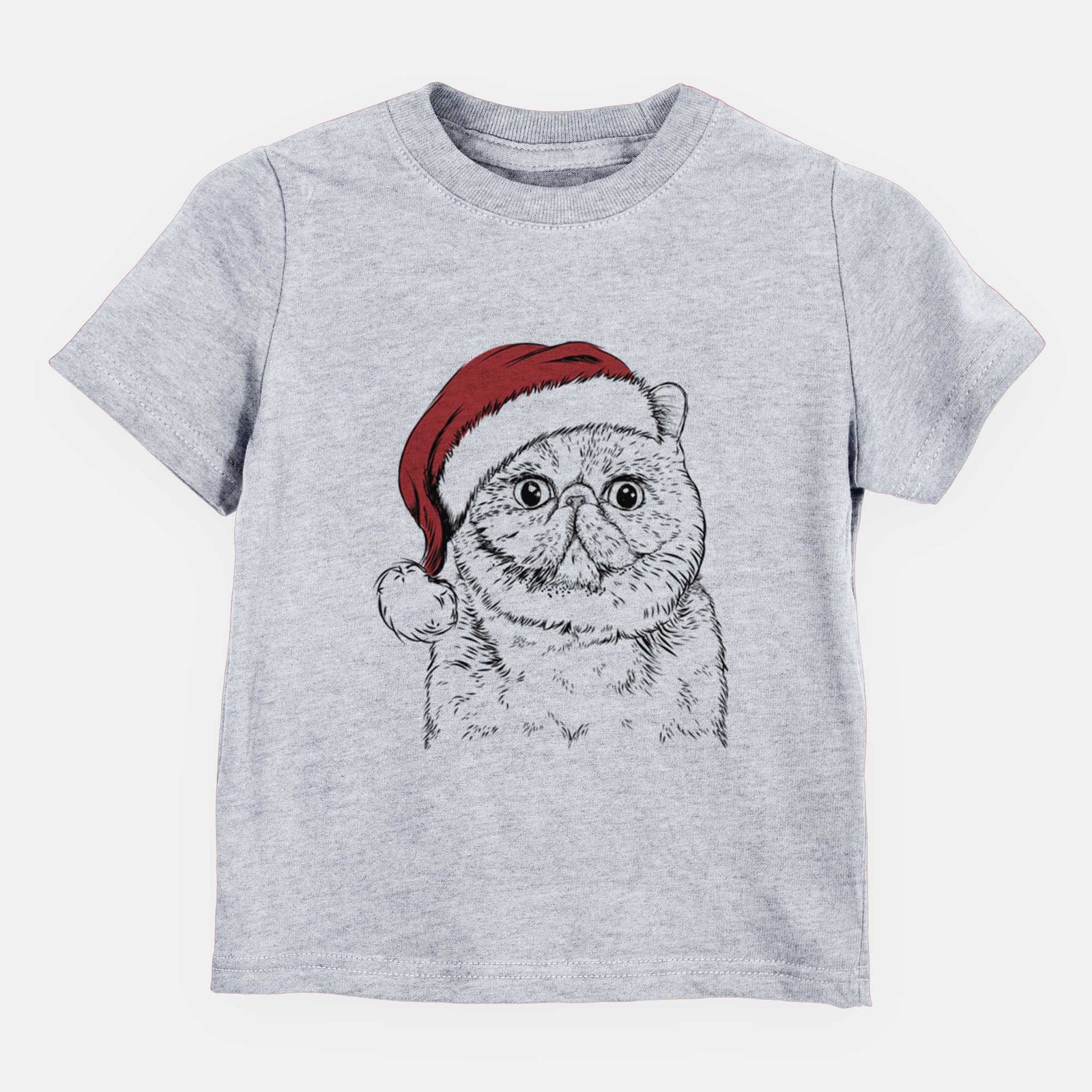 Santa Squish the Exotic Shorthair Cat - Kids/Youth/Toddler Shirt