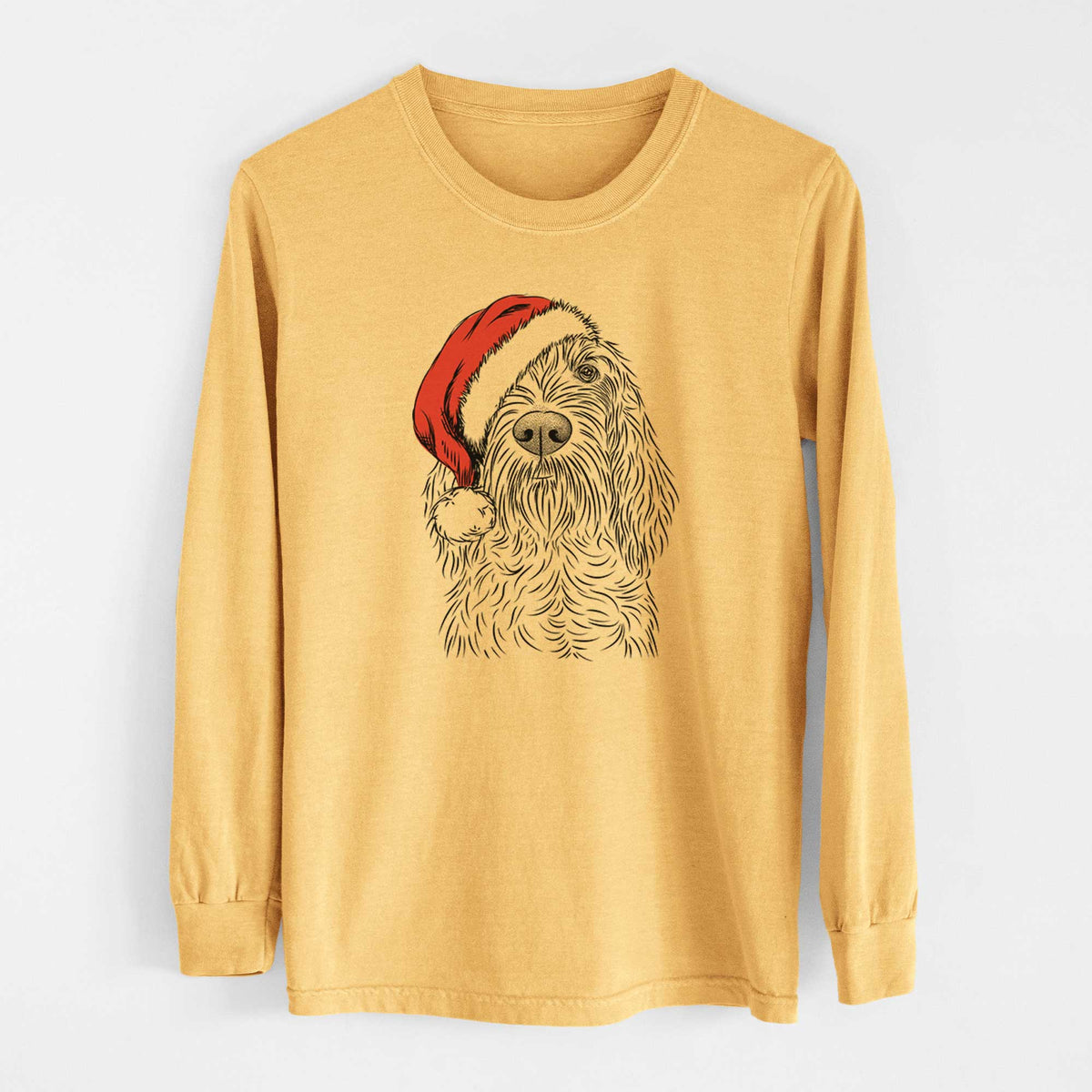 Santa Stefano the Spinone Italiano - Heavyweight 100% Cotton Long Sleeve