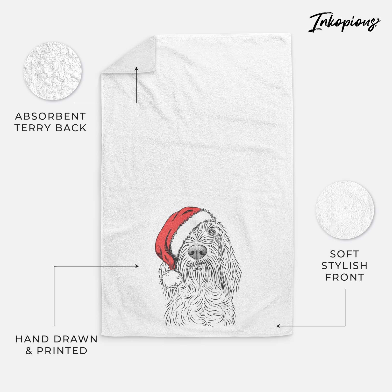 Stefano the Spinone Italiano Decorative Hand Towel