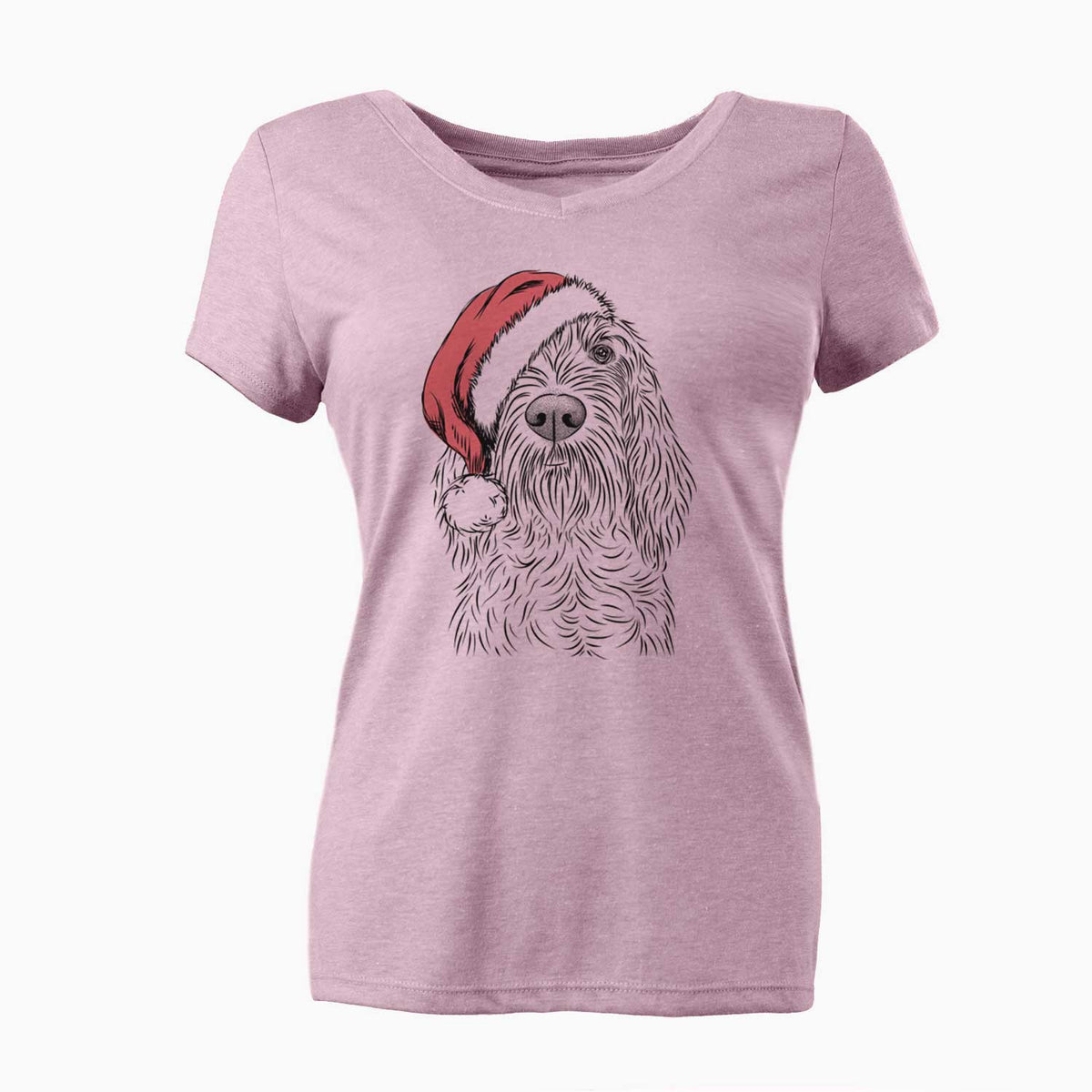 Santa Stefano the Spinone Italiano - Women's V-neck Shirt