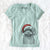 Santa Stella the Shih Tzu Mix - Women's V-neck Shirt