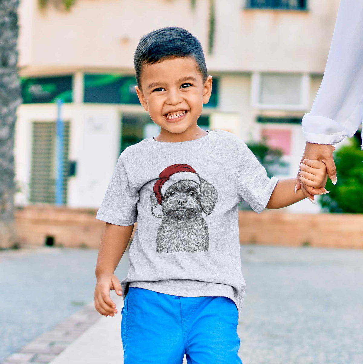 Santa Stella the Shih Tzu Mix - Kids/Youth/Toddler Shirt