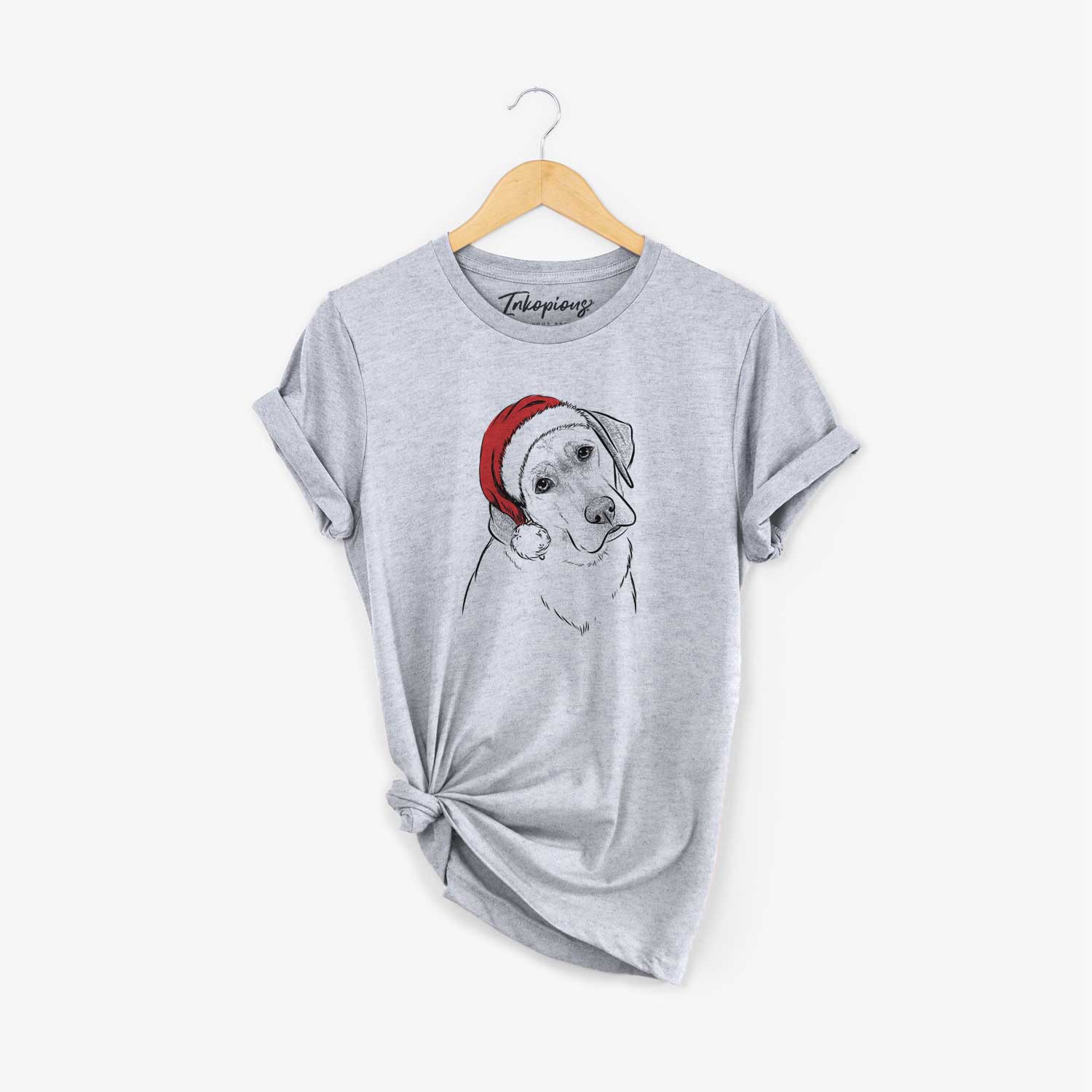 Santa Stella the Yellow Lab - Unisex Crewneck