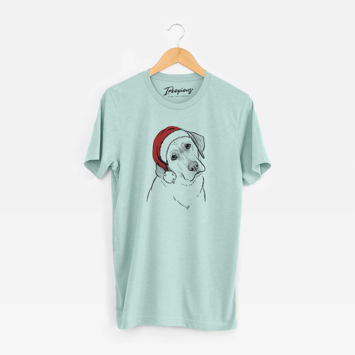 Santa Stella the Yellow Lab - Unisex Crewneck