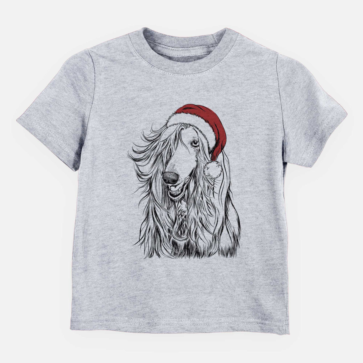 Santa Sterling the Afghan Hound - Kids/Youth/Toddler Shirt