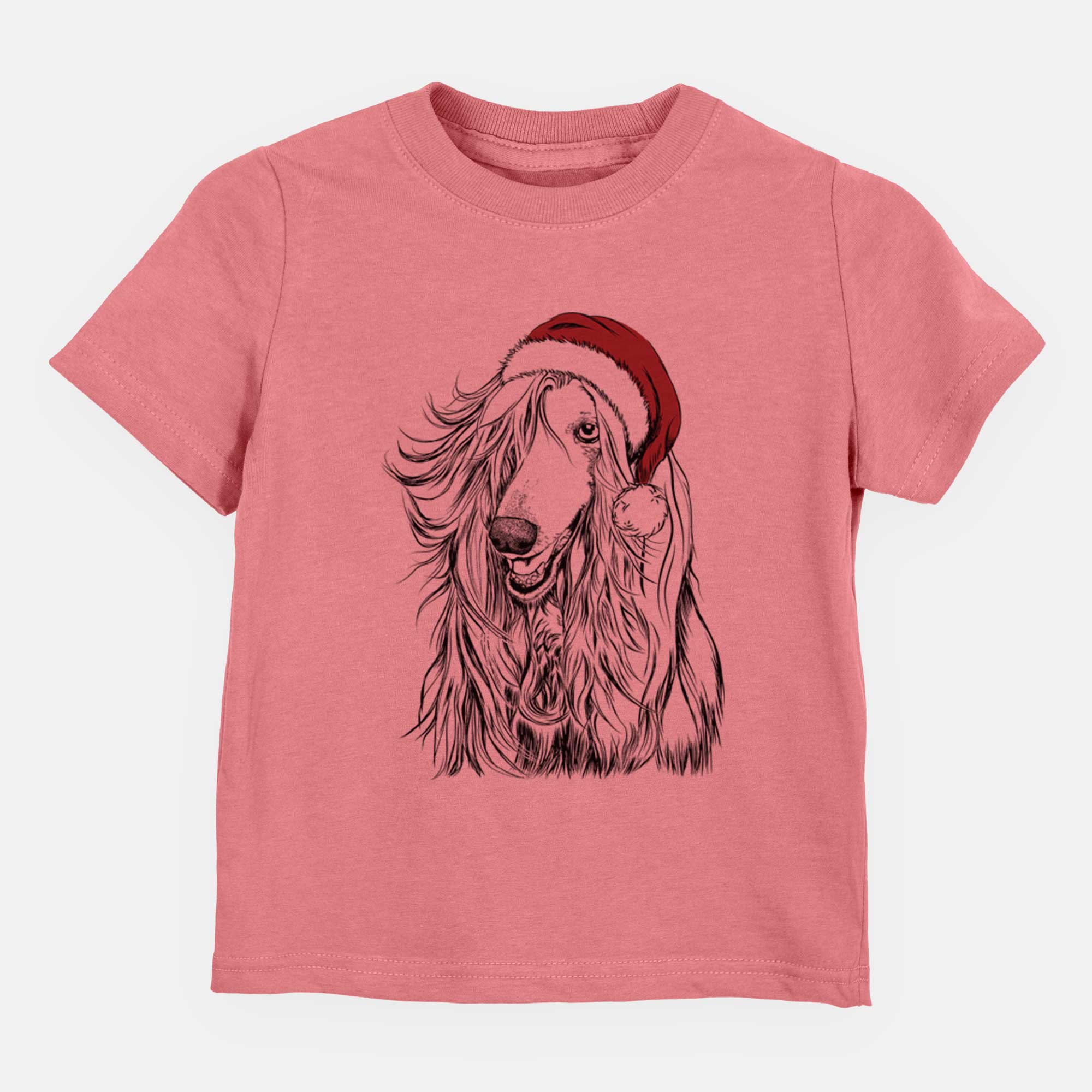 Santa Sterling the Afghan Hound - Kids/Youth/Toddler Shirt