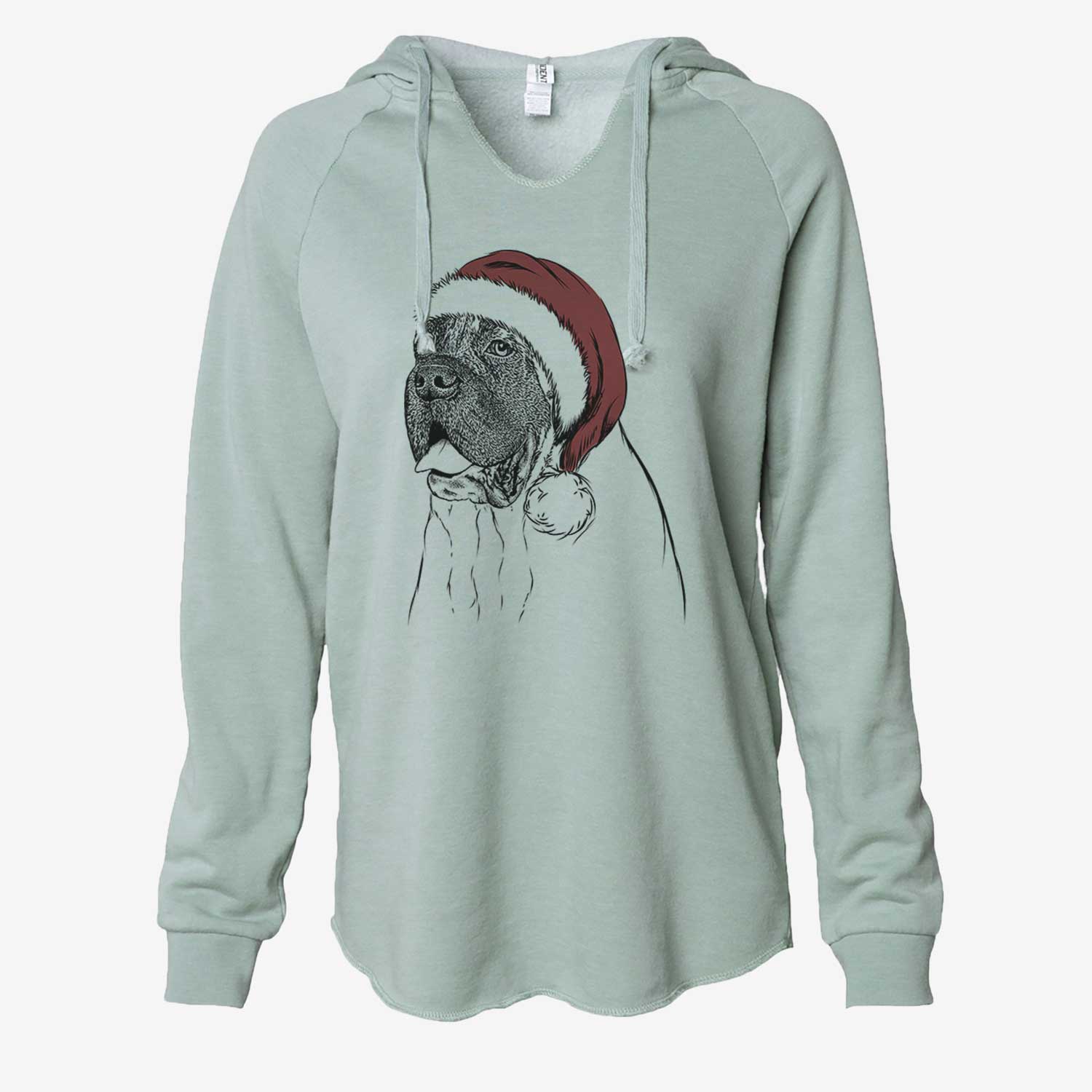 Sterling the English Mastiff - Cali Wave Hooded Sweatshirt