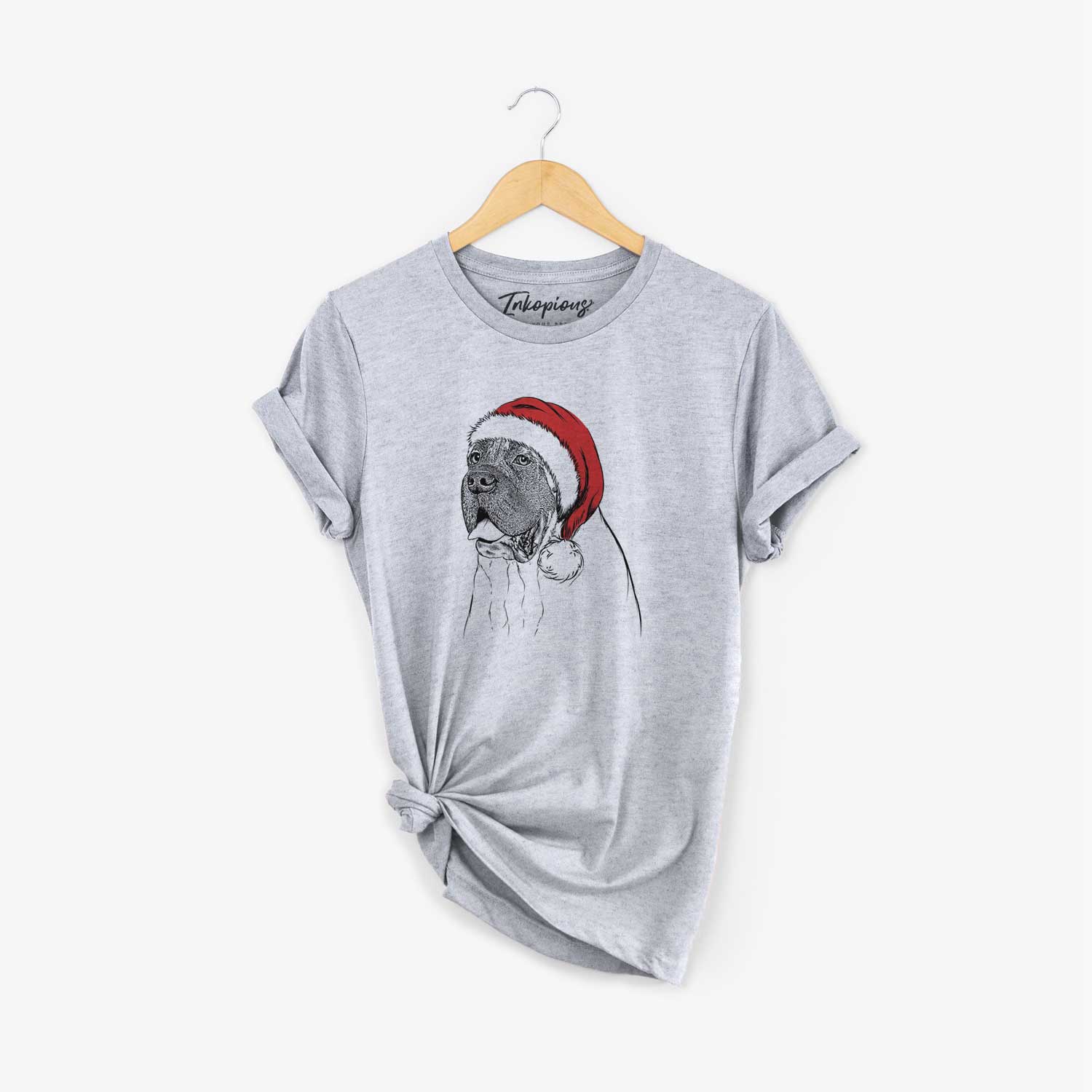 Santa Sterling the English Mastiff - Unisex Crewneck