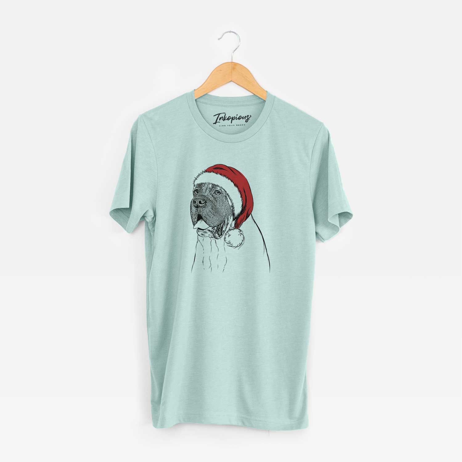 Santa Sterling the English Mastiff - Unisex Crewneck