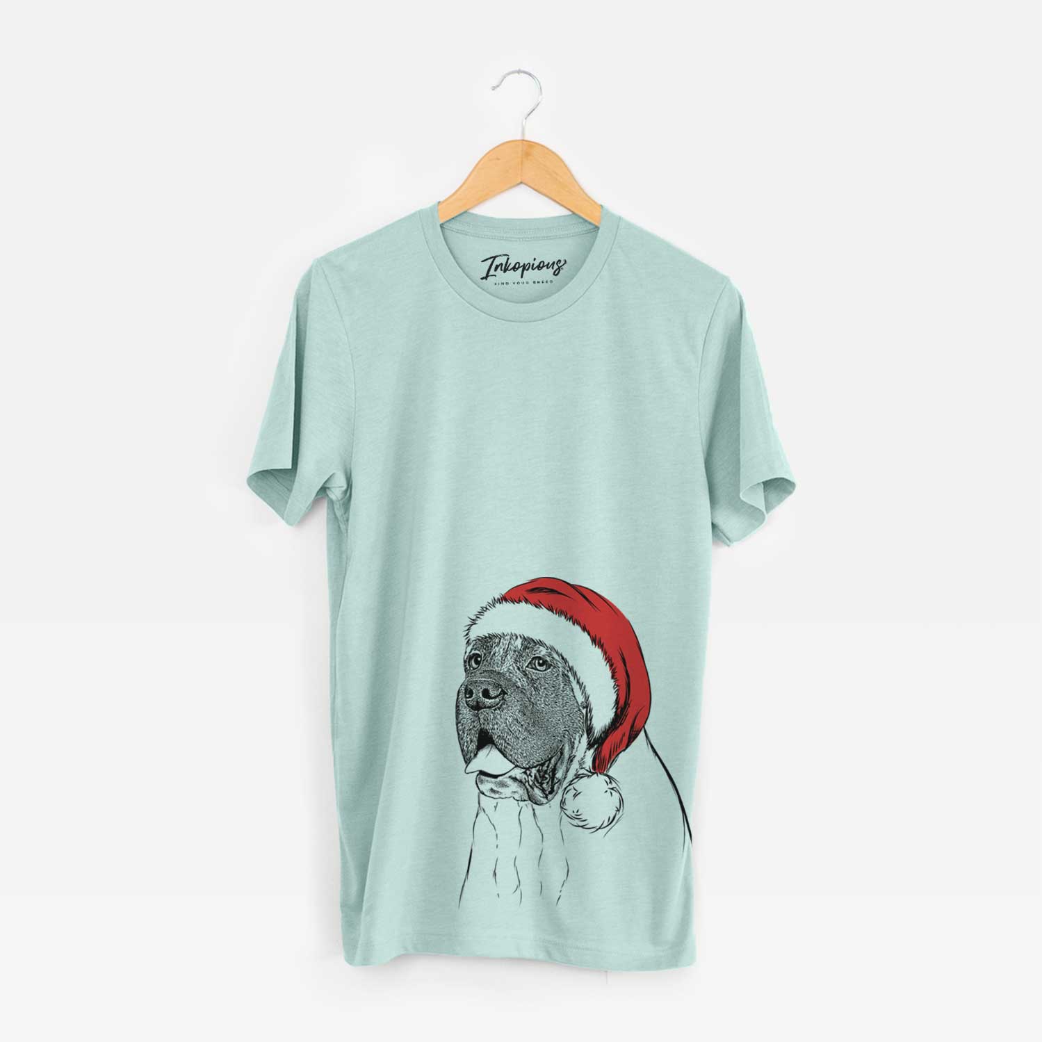 Santa Sterling the English Mastiff - Unisex Crewneck
