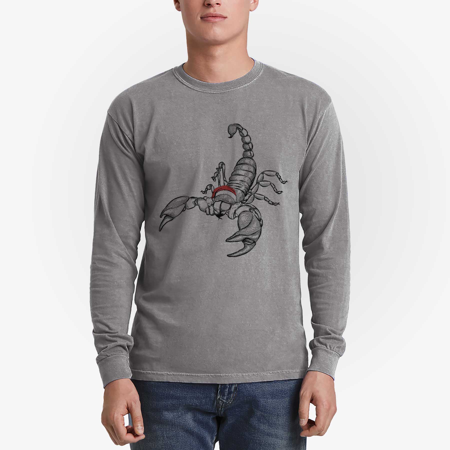 Santa Sting the Scorpion - Heavyweight 100% Cotton Long Sleeve