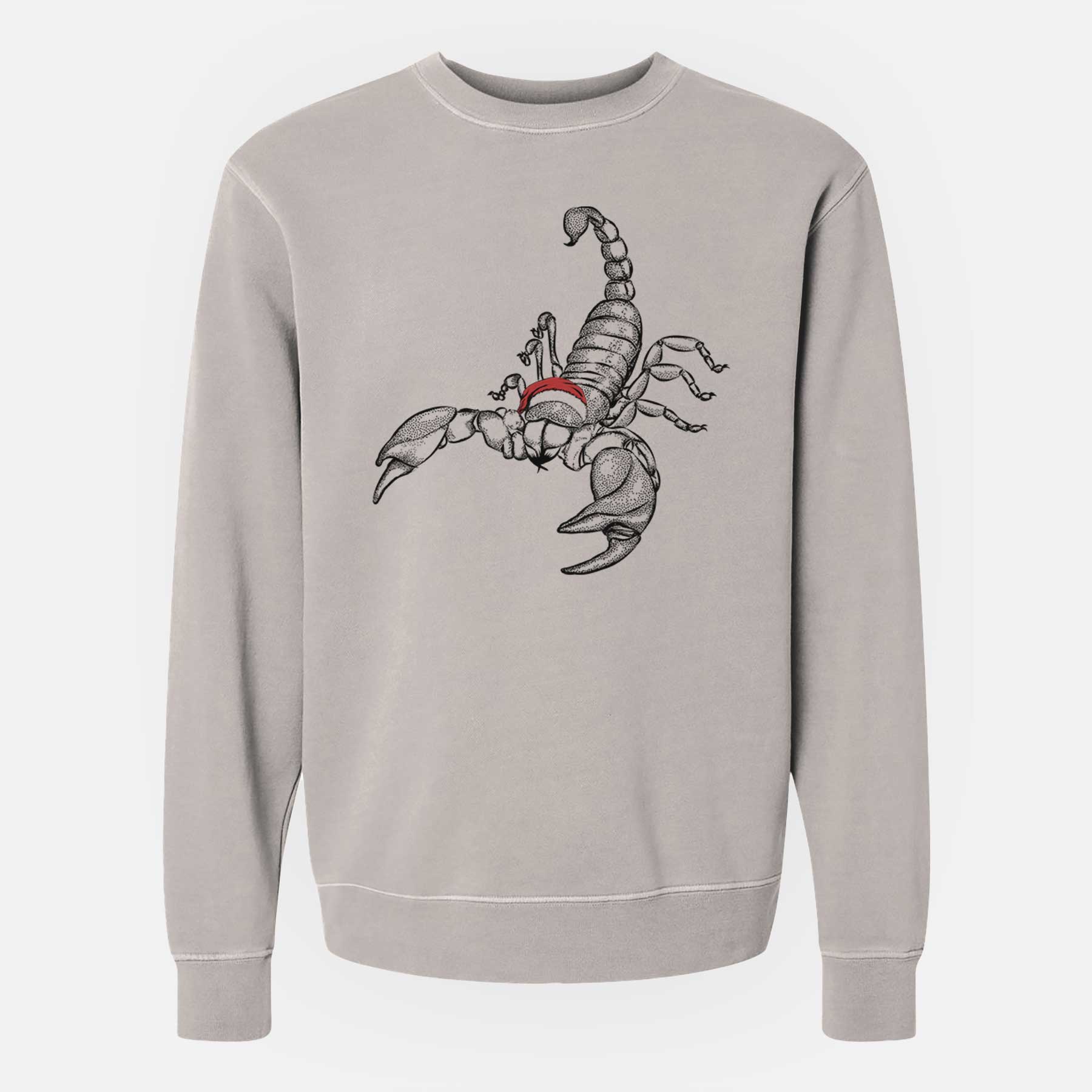 Santa Sting the Scorpion - Unisex Pigment Dyed Crew Sweatshirt