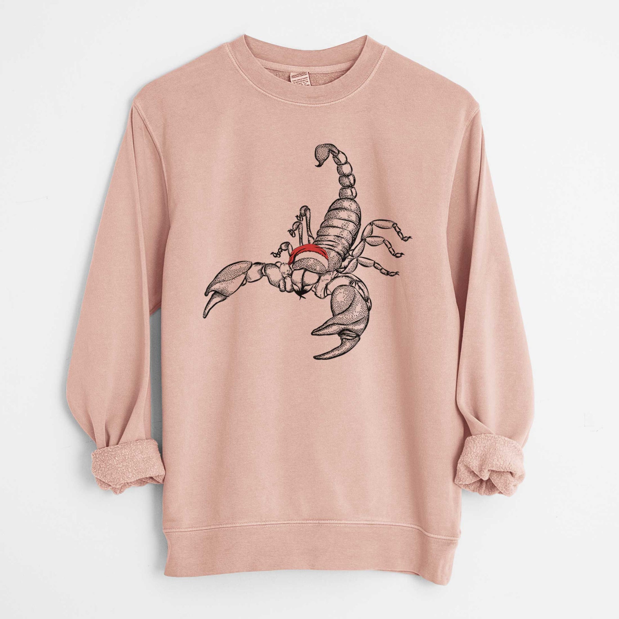 Santa Sting the Scorpion - Unisex Pigment Dyed Crew Sweatshirt